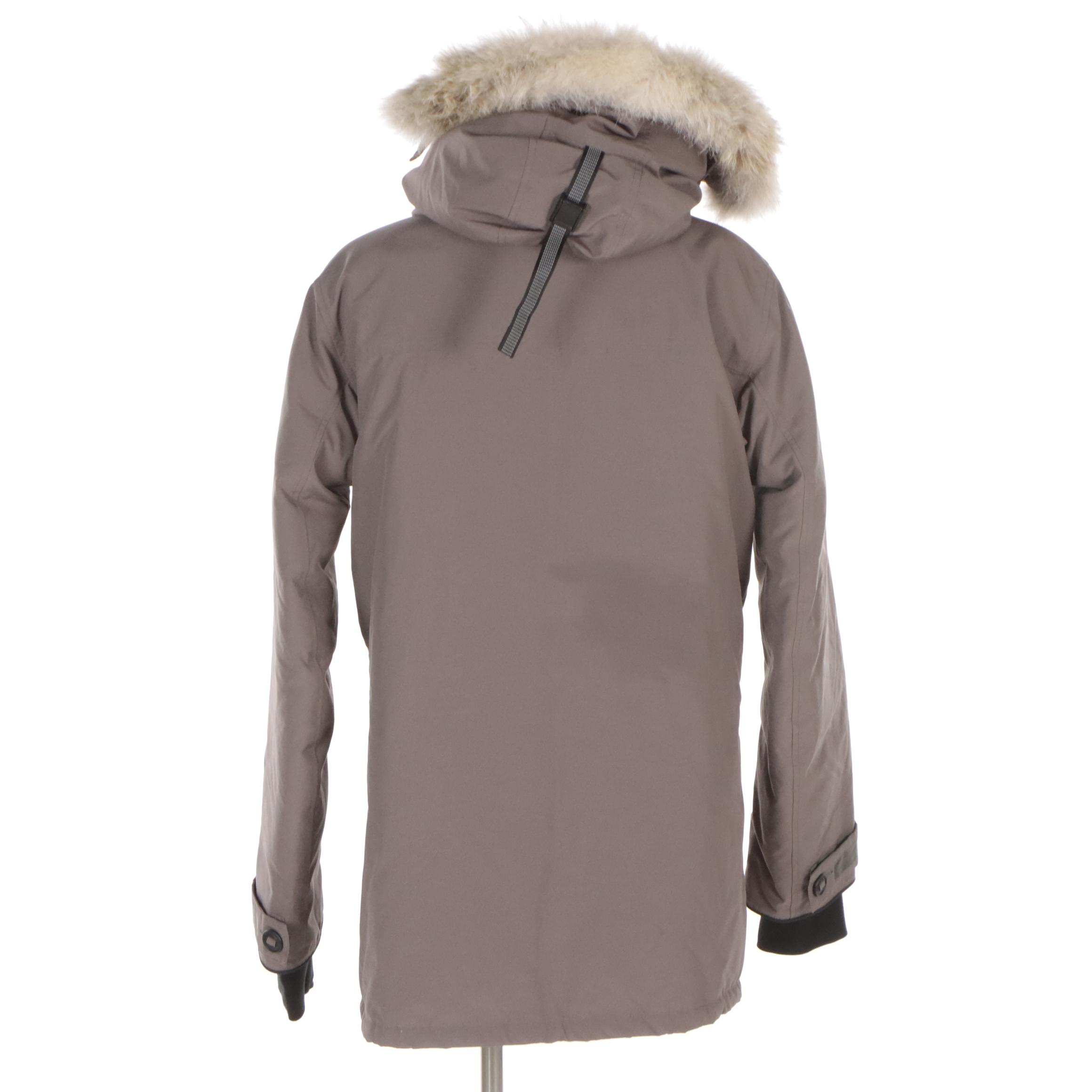 Men's Canada Goose Arctic Program Parka with Coyote Fur Trimmed Hood