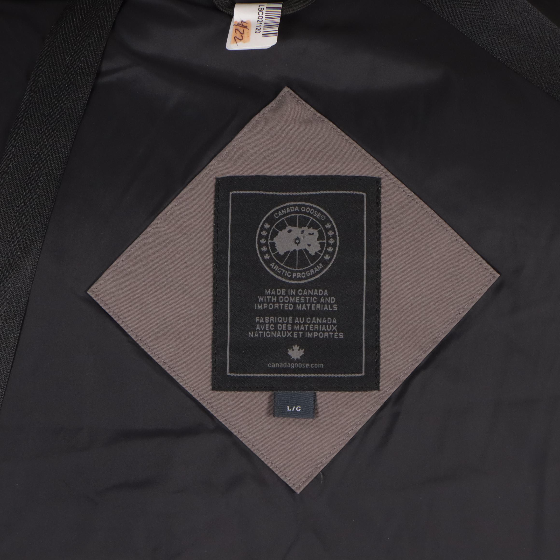 Men's Canada Goose Arctic Program Parka with Coyote Fur Trimmed Hood