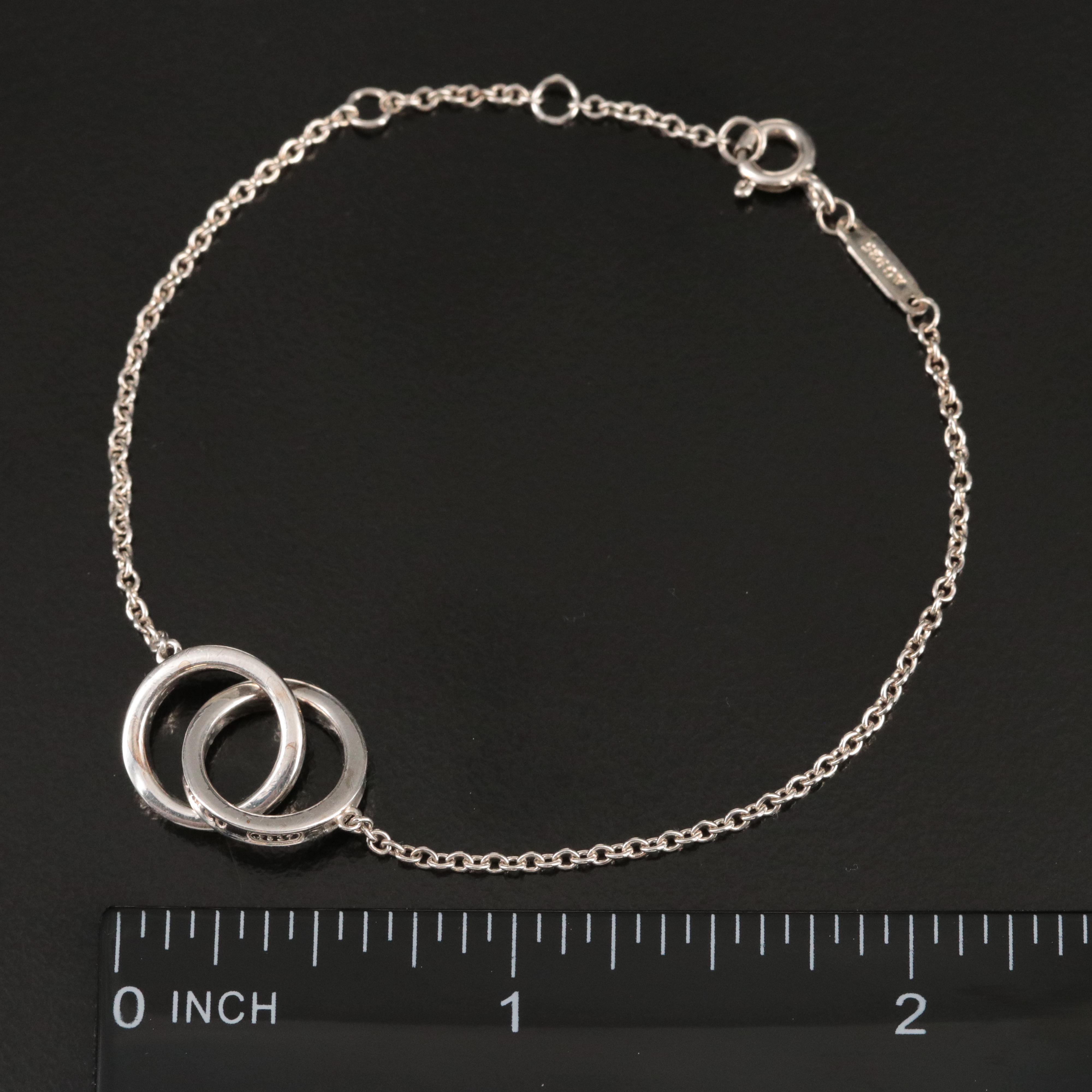 Tiffany & Co. "1837" Sterling Interlocking Circles Bracelet