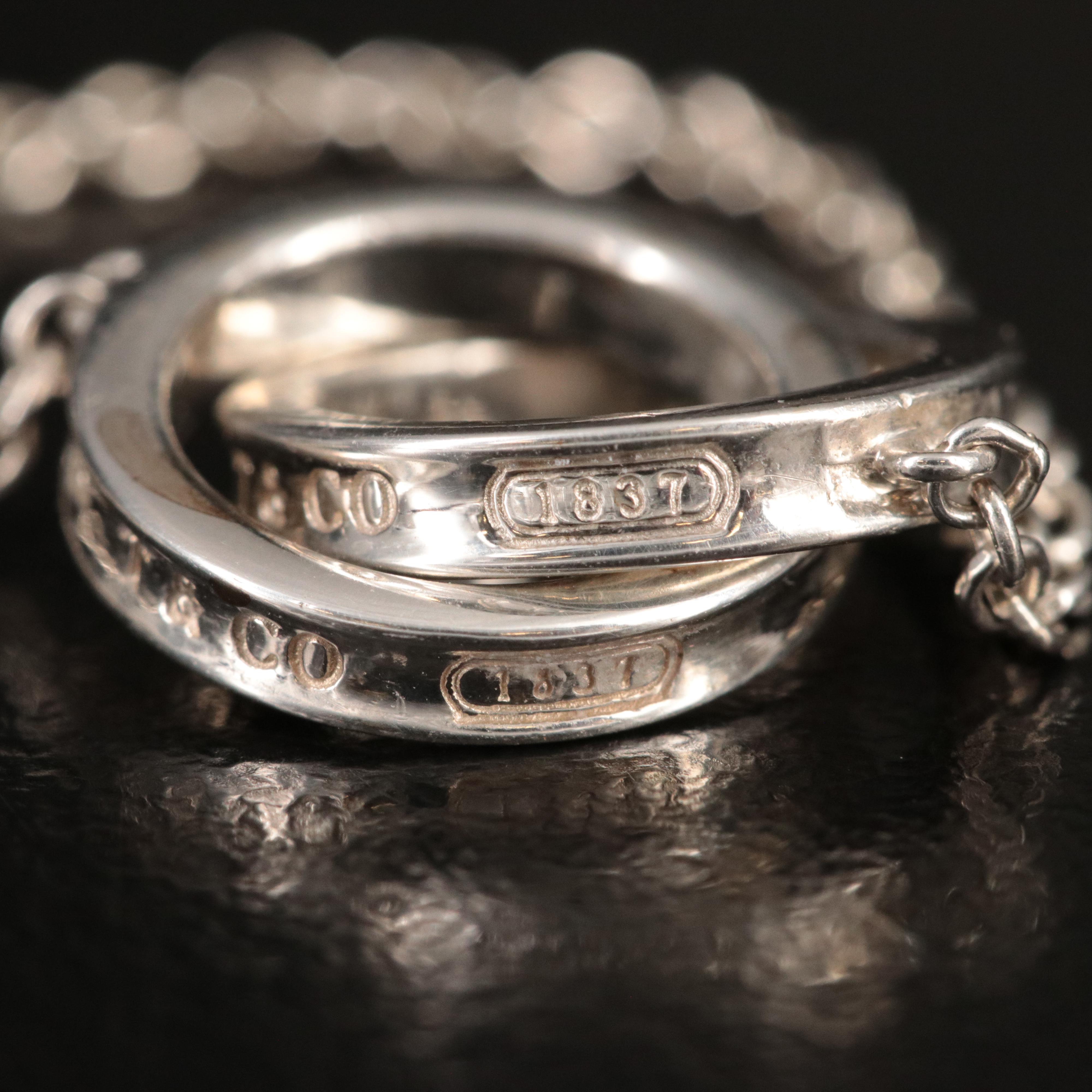 Tiffany & Co. "1837" Sterling Interlocking Circles Bracelet