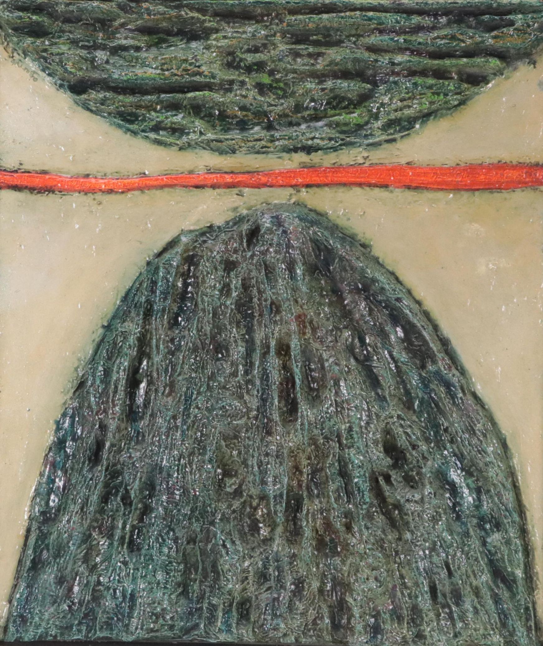 Brother Joseph Barrish Abstract Relief Sculpture "1:3," Mid to Late 20th Century