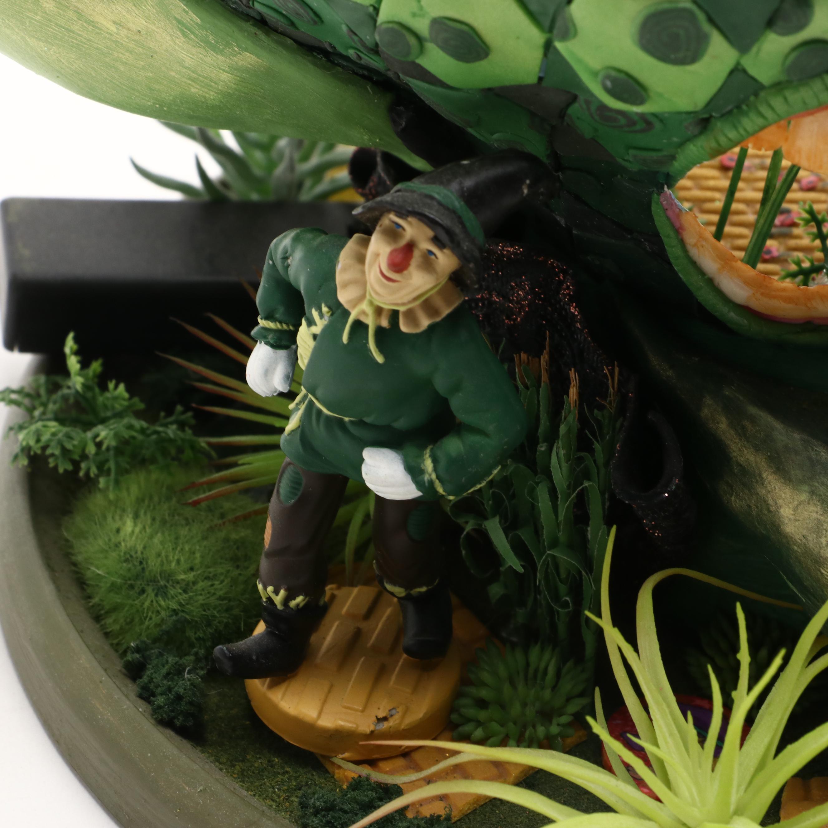 Custom Teapot "The Wizard of Oz" with Dorothy, Scare Crow, Tin Man & Lion