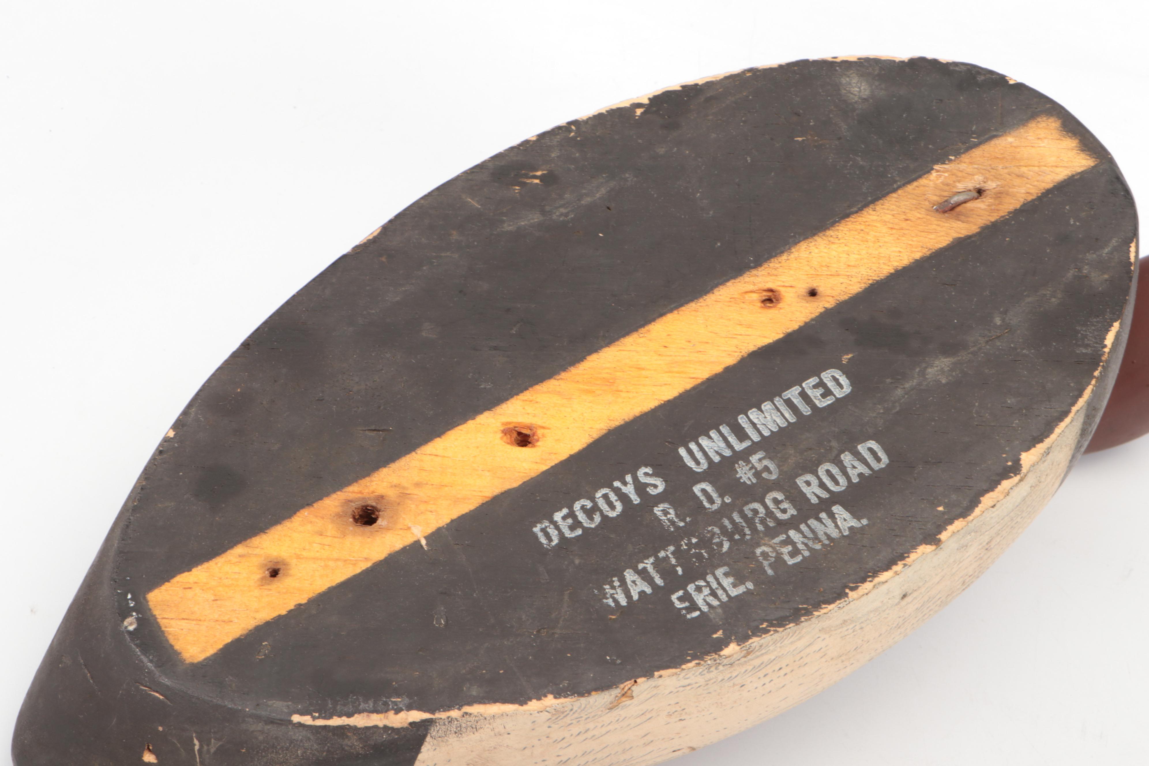 Decoys Unlimited Wood Duck Decoy and More Hand-Painted Wood Decoys