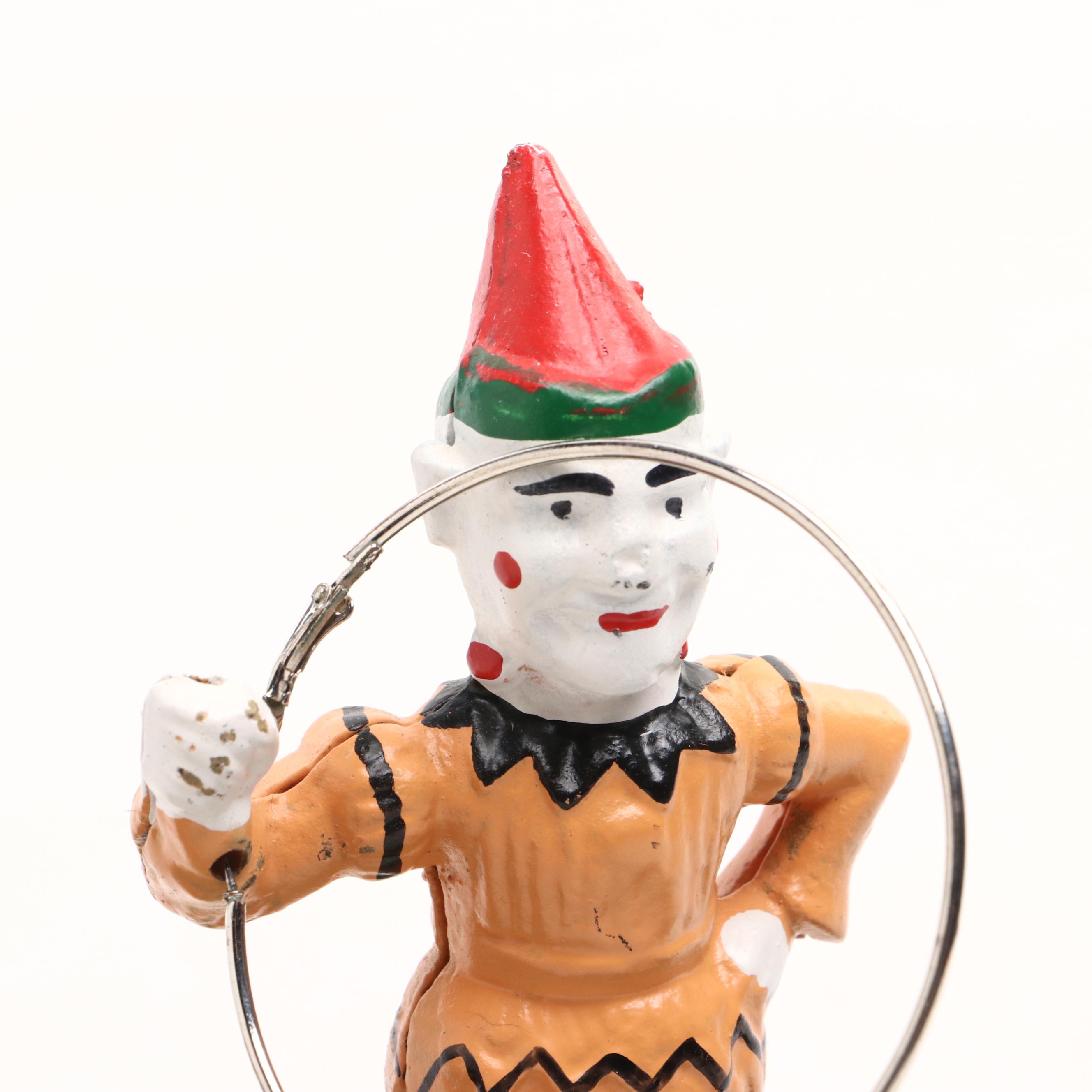 Reproduction Cast Iron "Trick Dog" Mechanical Coin Bank, Late 20th Century