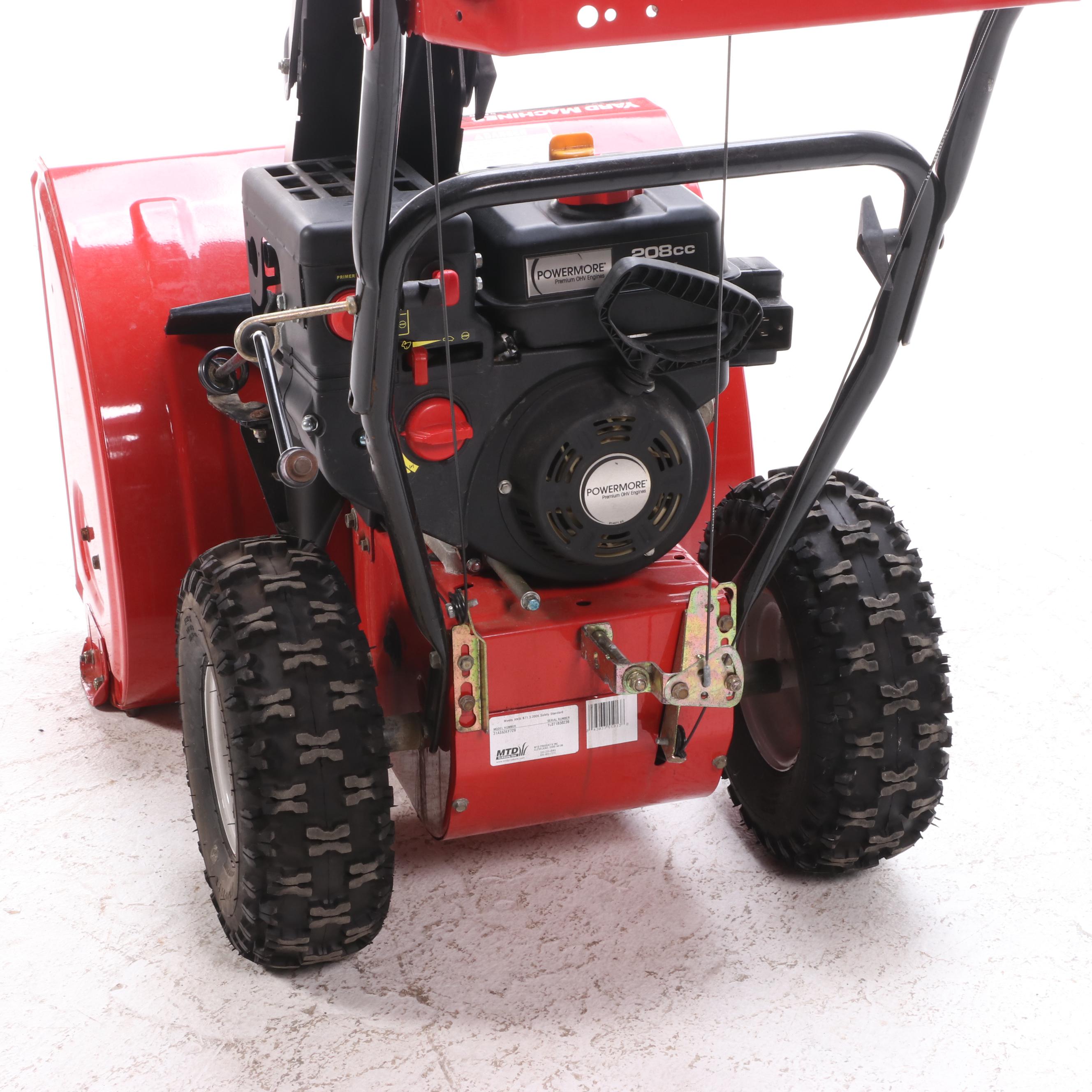 Yard Machines by MTD 26" Electric Start Snow Blower