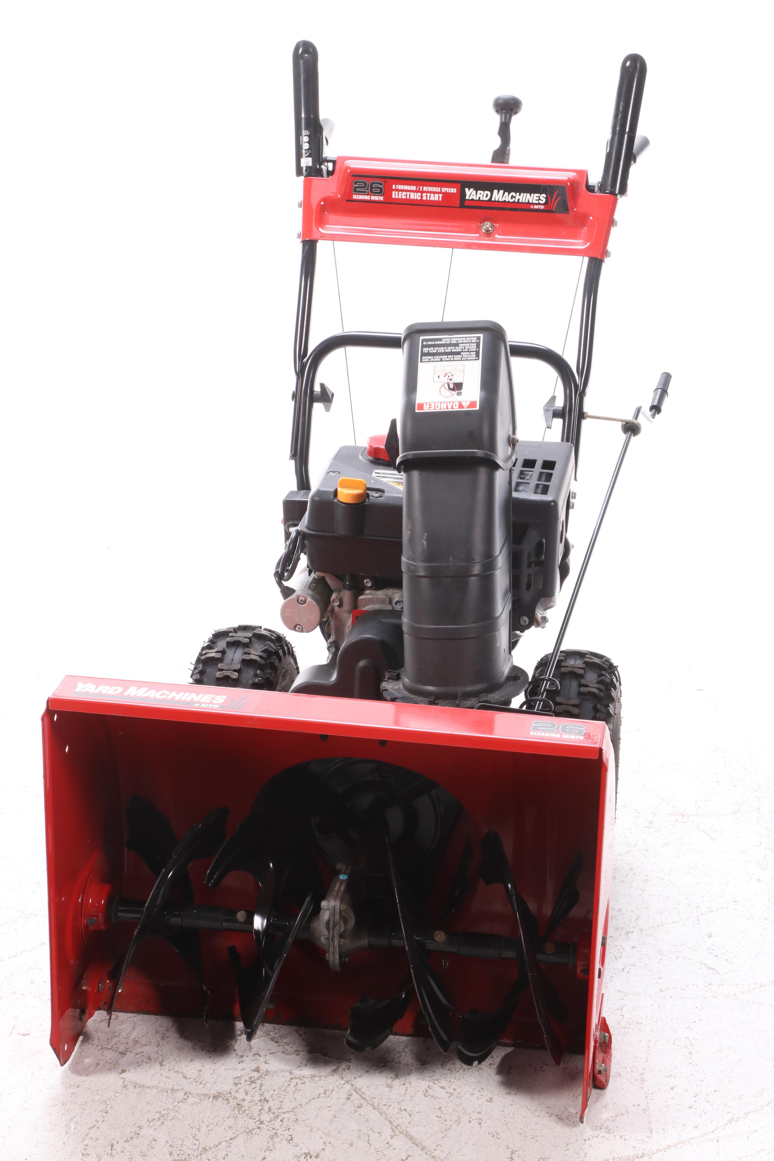 Yard Machines by MTD 26" Electric Start Snow Blower
