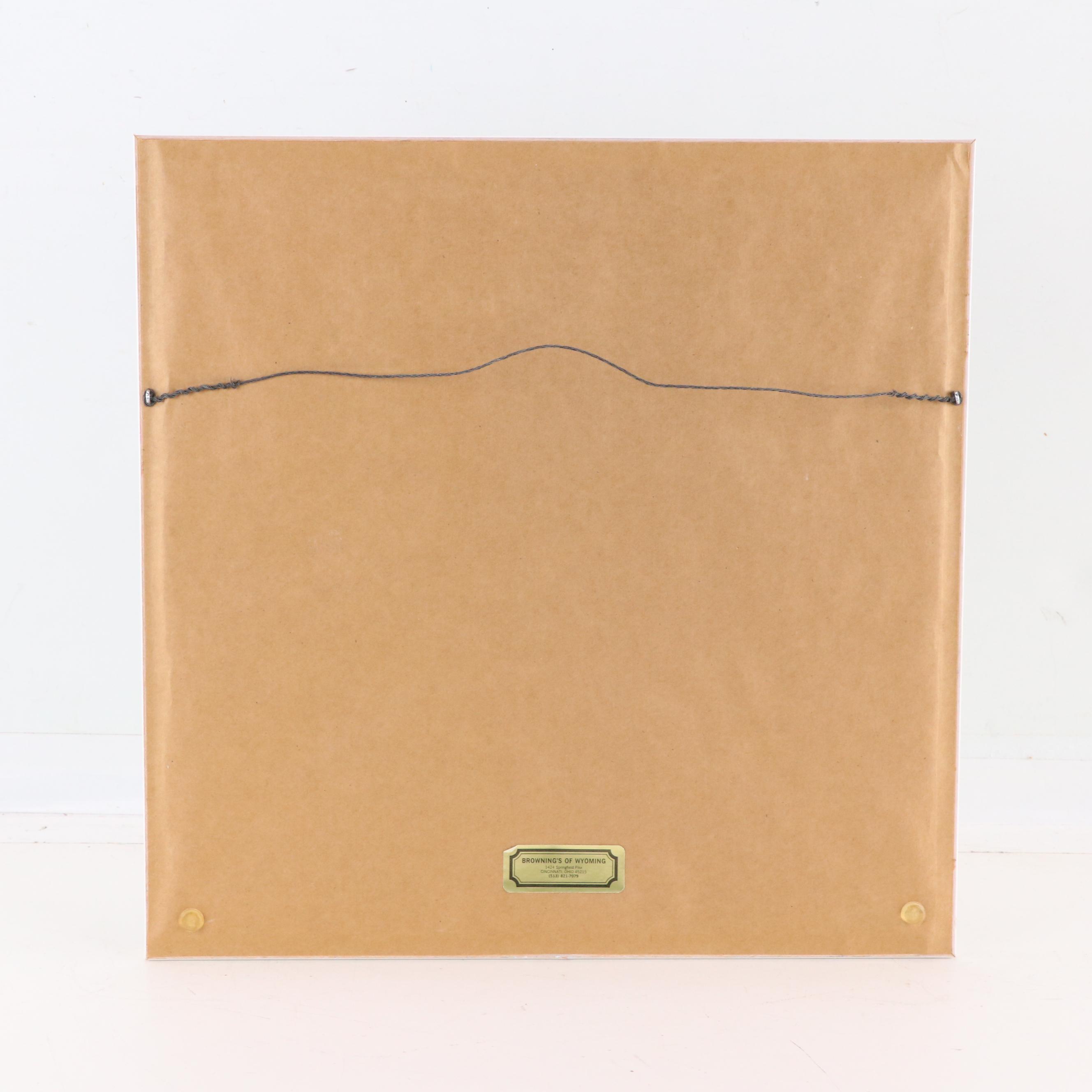 Charley Harper Offset Lithograph "Coniferous Cardinal," 2000