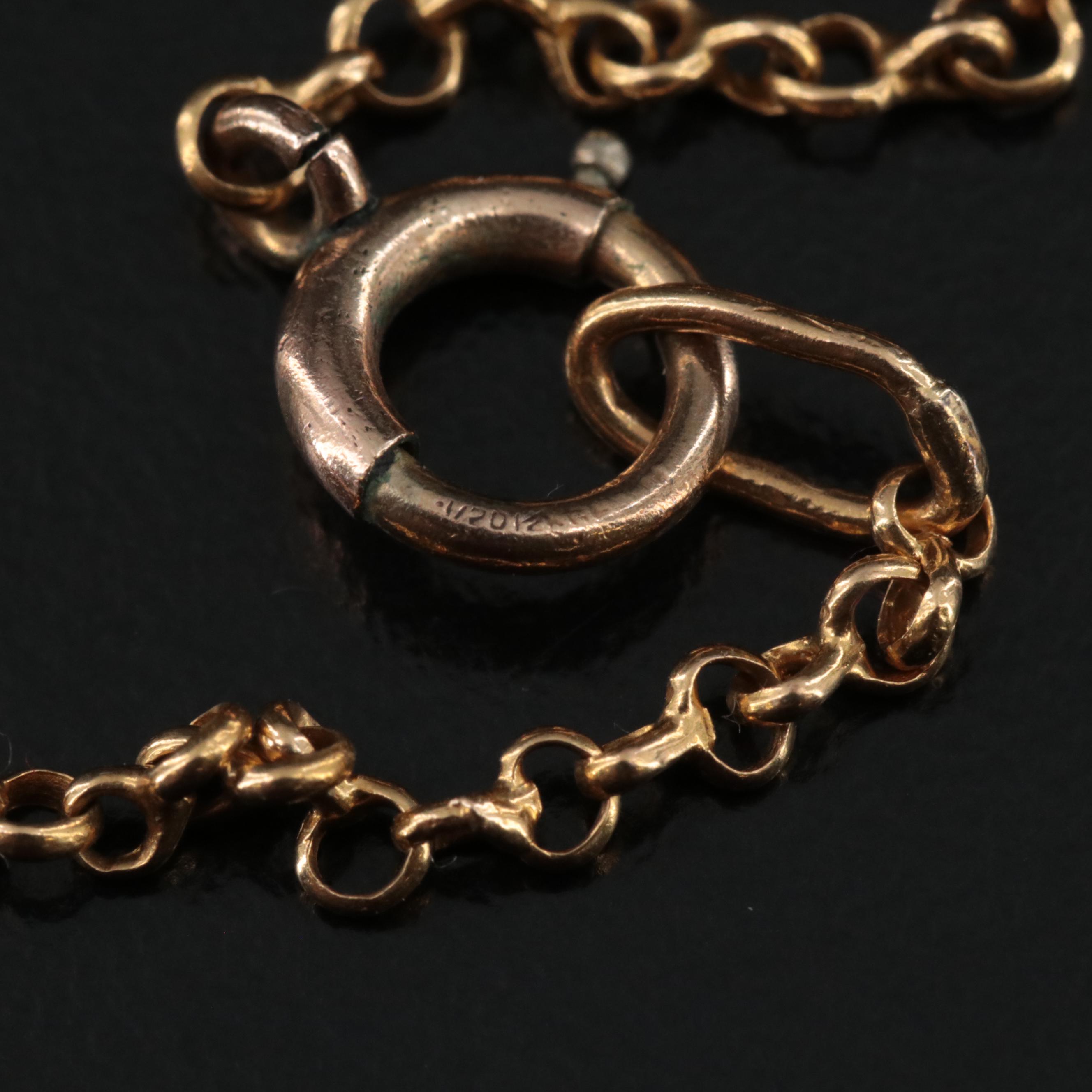 18K Rolo Chain Necklace