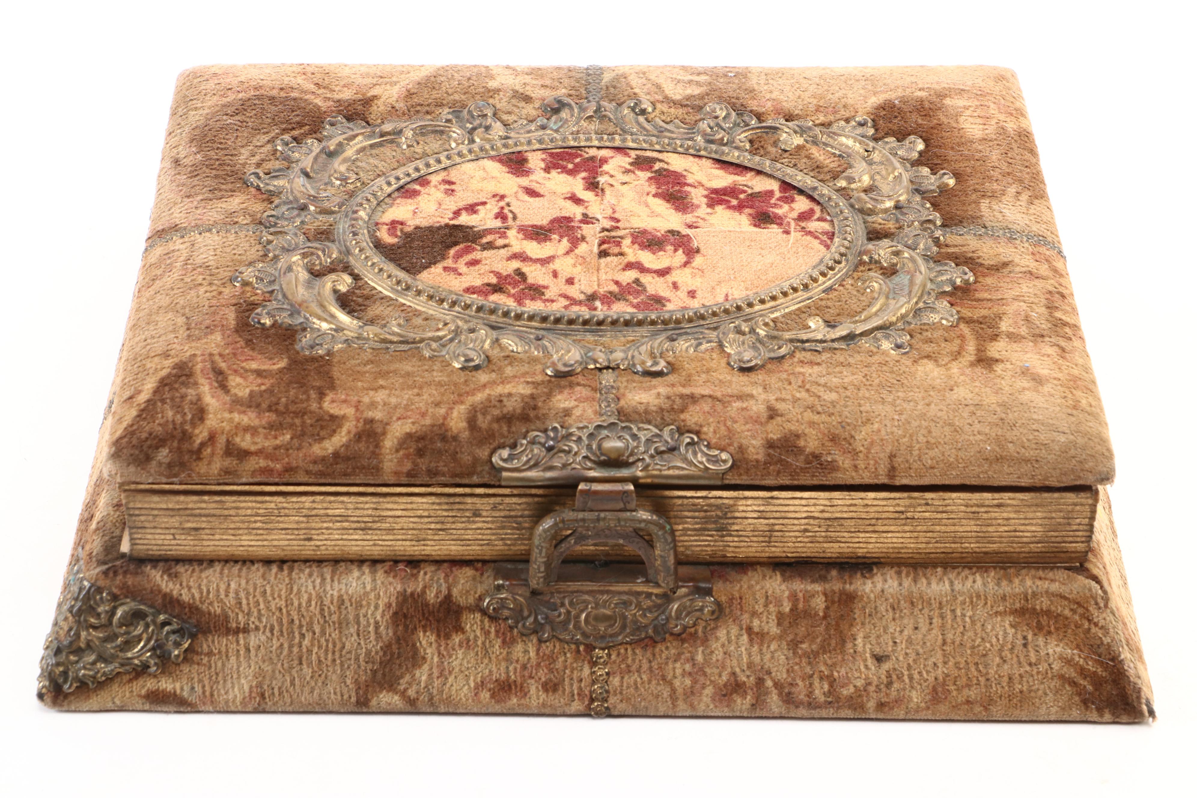 Victorian Musical Photo Album and Other Shell Shaped Album