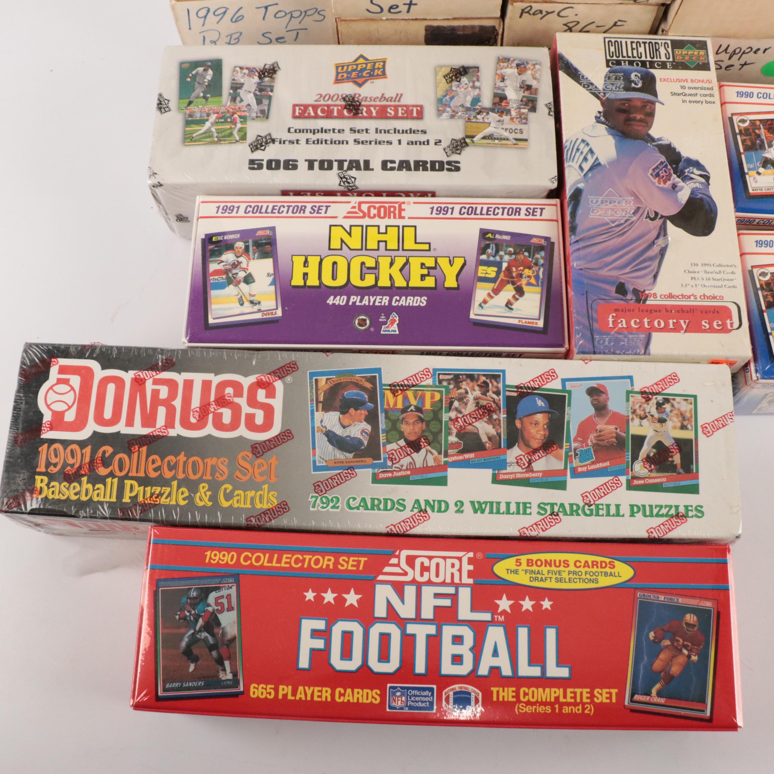 Fleer with Other Sports Cards Featuring Cal Ripken Jr. Rookie, More, 1980s–2000s