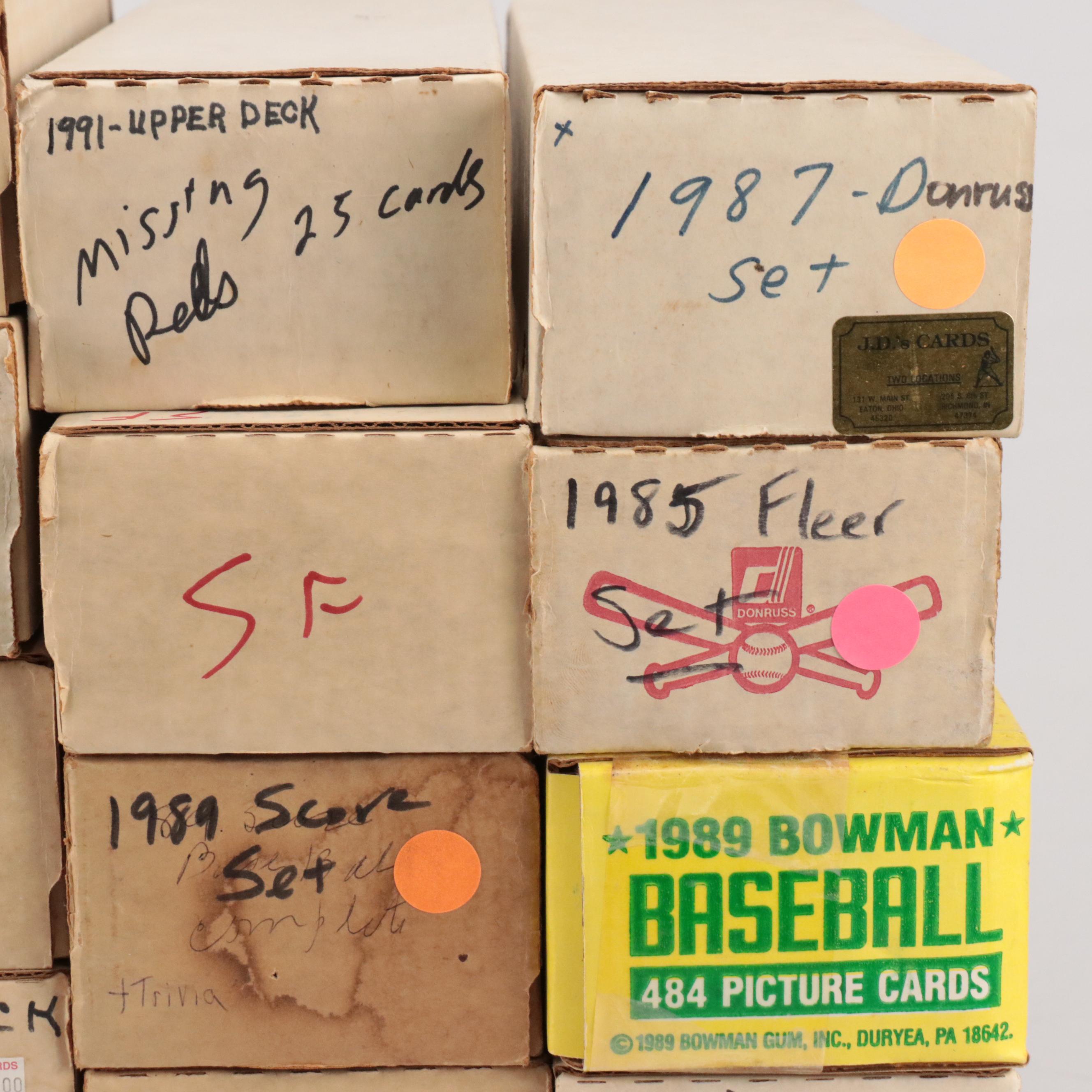 Fleer with Other Sports Cards Featuring Cal Ripken Jr. Rookie, More, 1980s–2000s