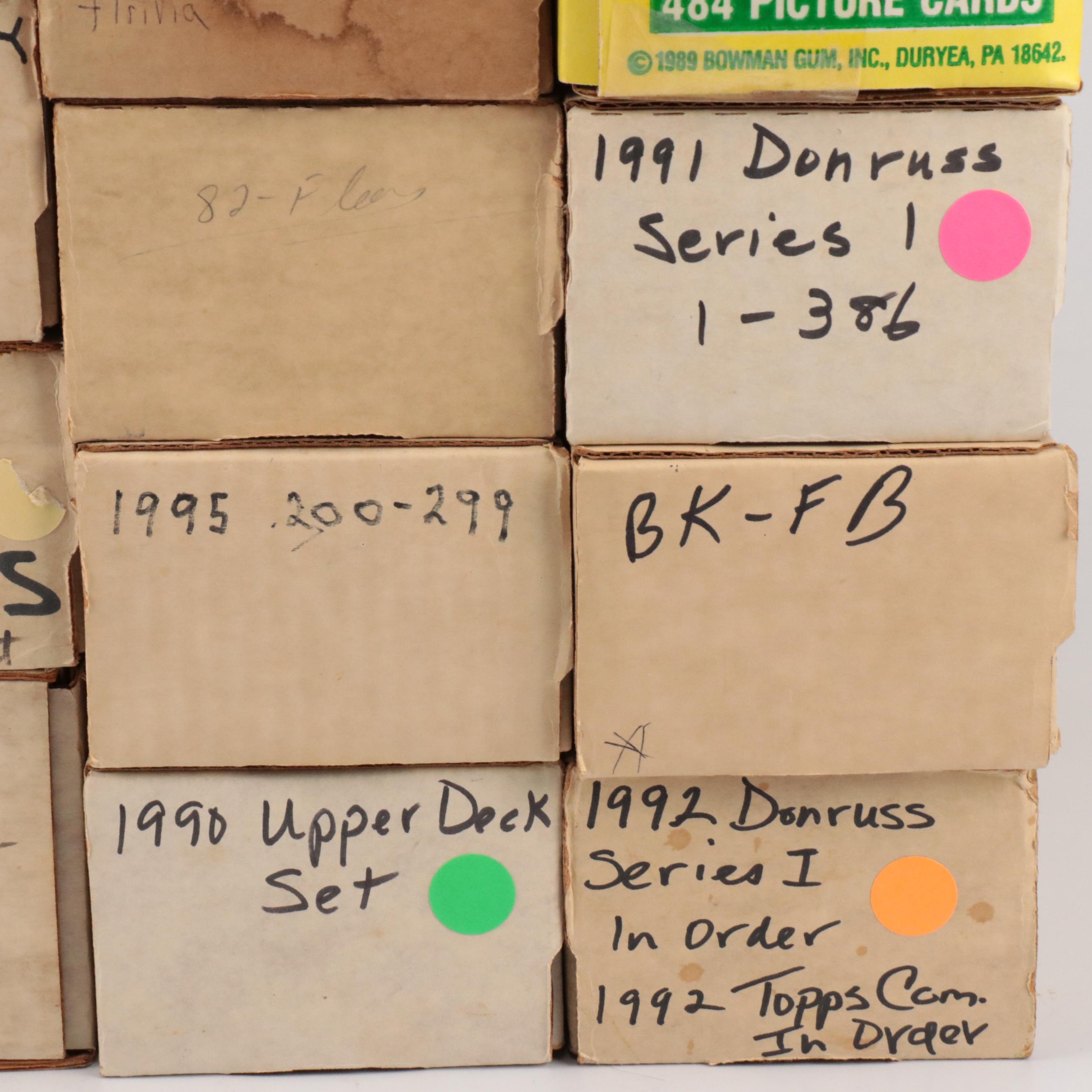 Fleer with Other Sports Cards Featuring Cal Ripken Jr. Rookie, More, 1980s–2000s