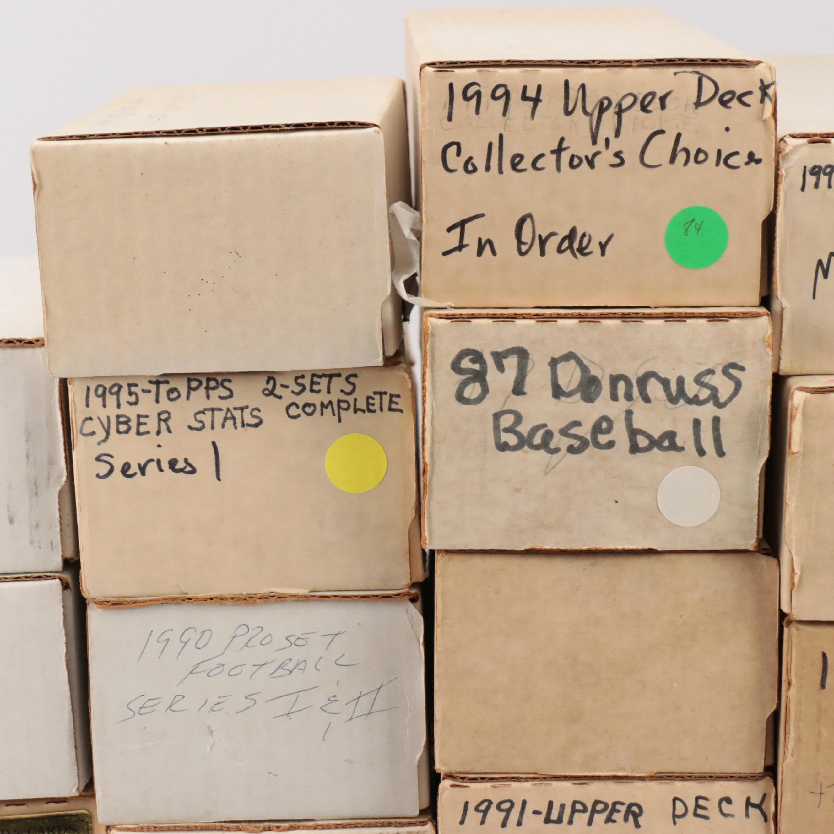 Fleer with Other Sports Cards Featuring Cal Ripken Jr. Rookie, More, 1980s–2000s