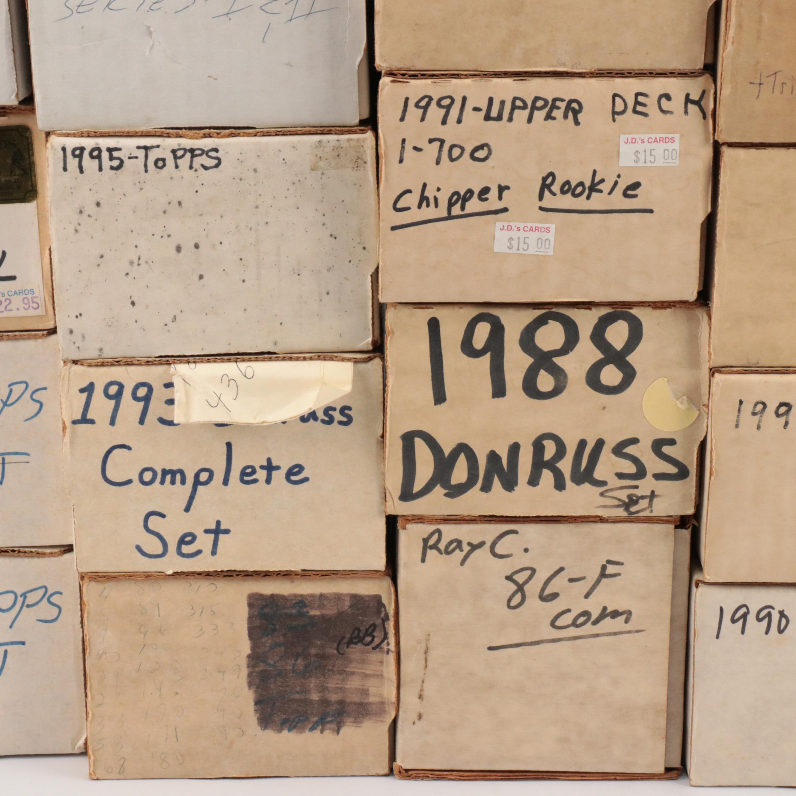 Fleer with Other Sports Cards Featuring Cal Ripken Jr. Rookie, More, 1980s–2000s