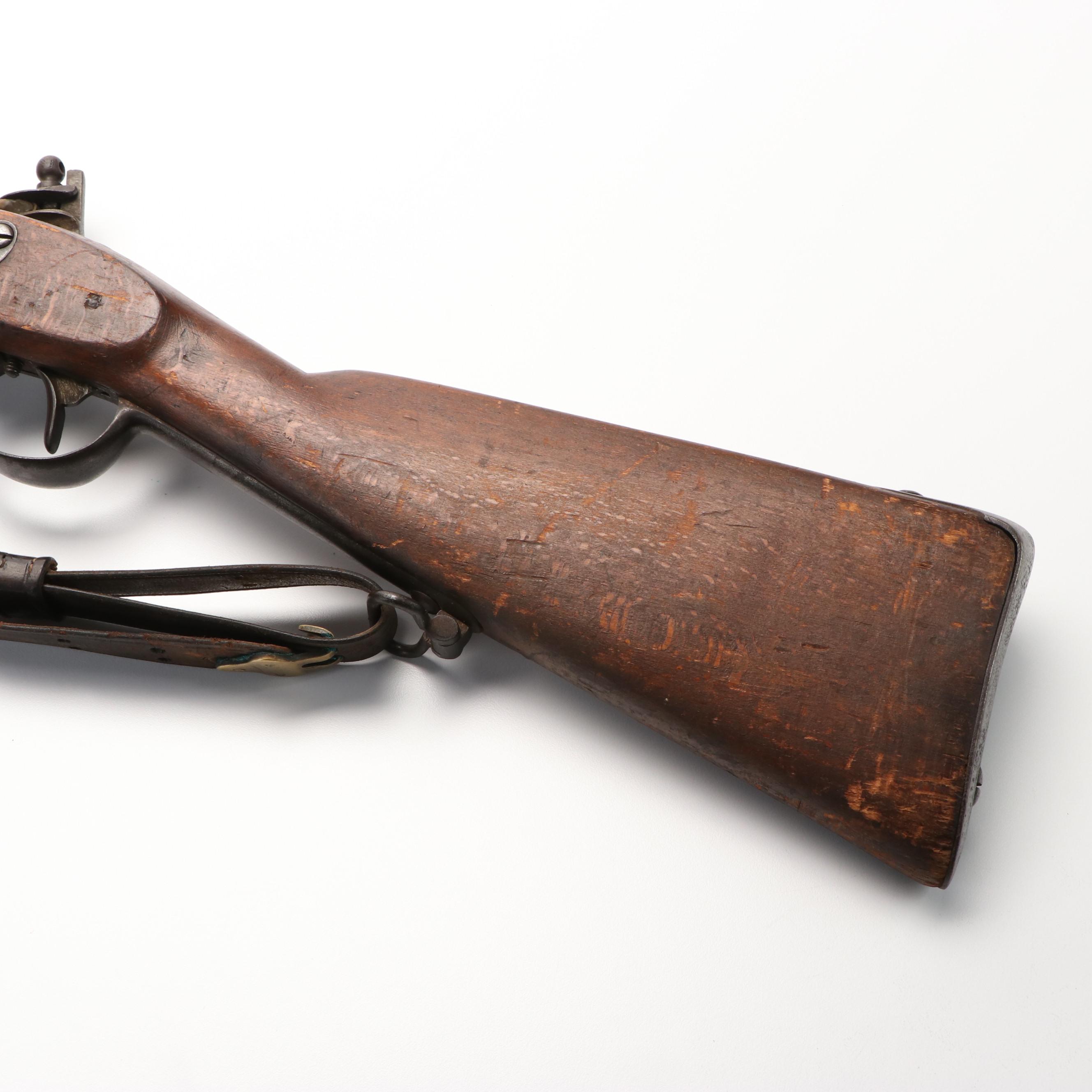 Belgian Fullstock Martial Flintlock Rifle