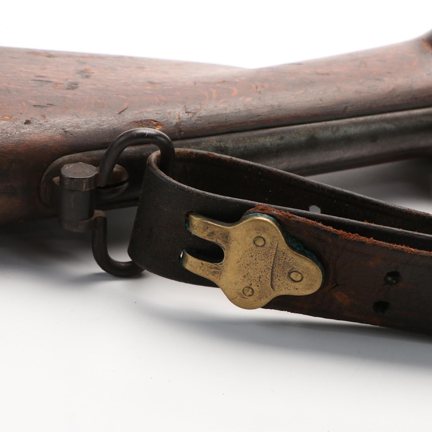 Belgian Fullstock Martial Flintlock Rifle | Everything But The House