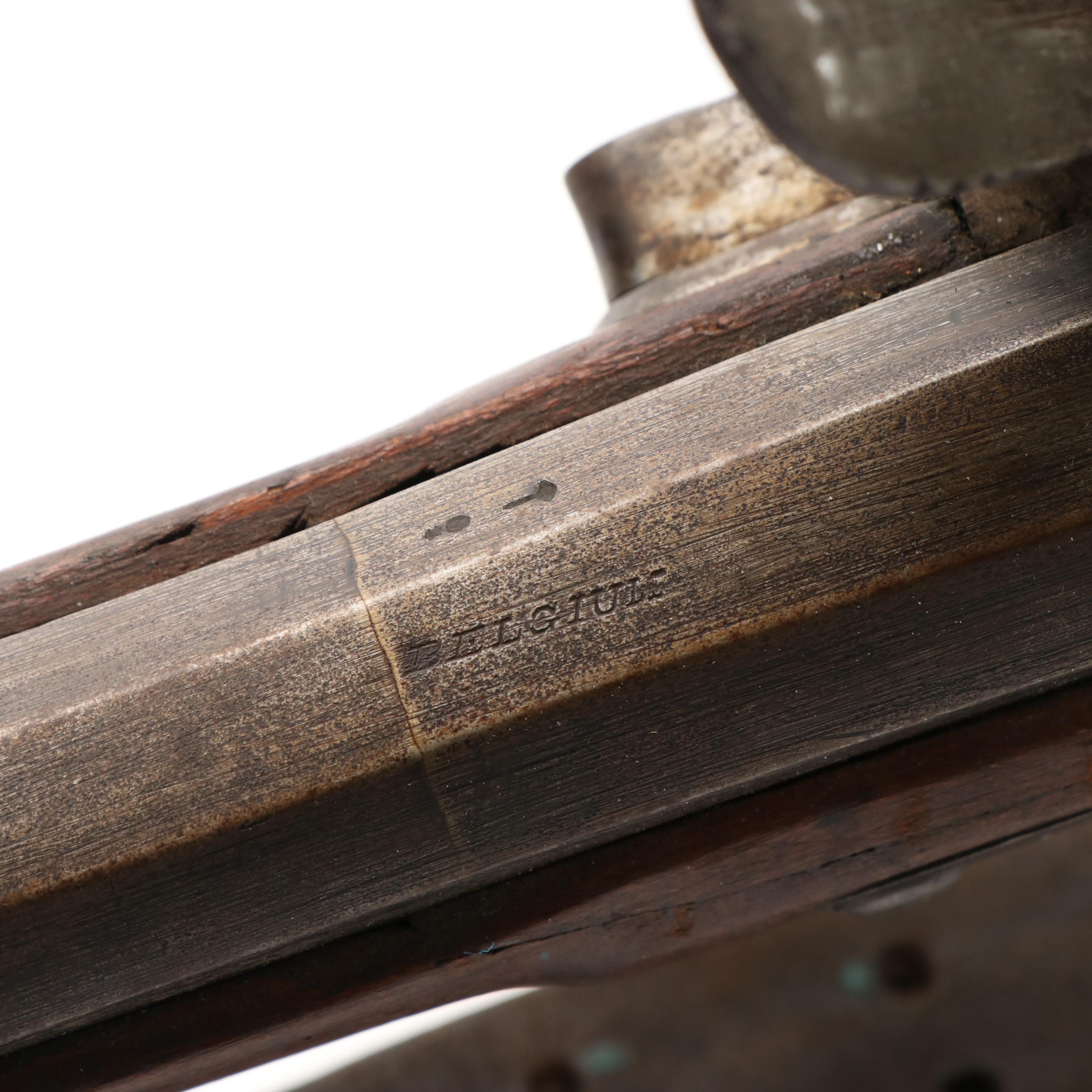 Belgian Fullstock Martial Flintlock Rifle