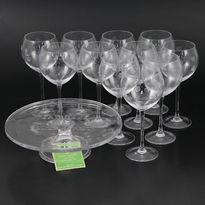 Kate Spade for Lenox Crystal Cake Stand and Other Wine Glasses