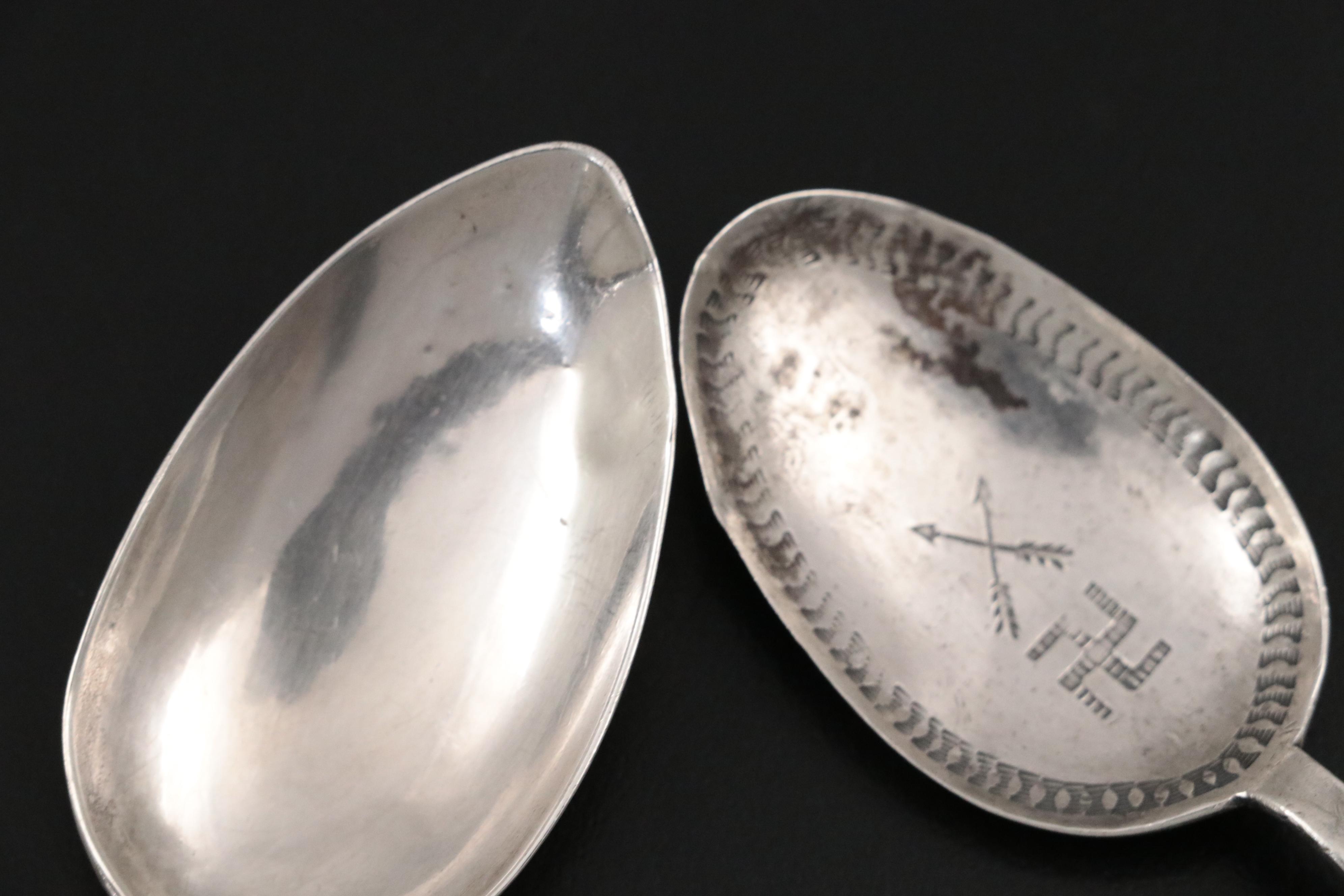 Gilbert Tom and More Southwestern Sterling, 800 Silver, and Base Metal Spoons