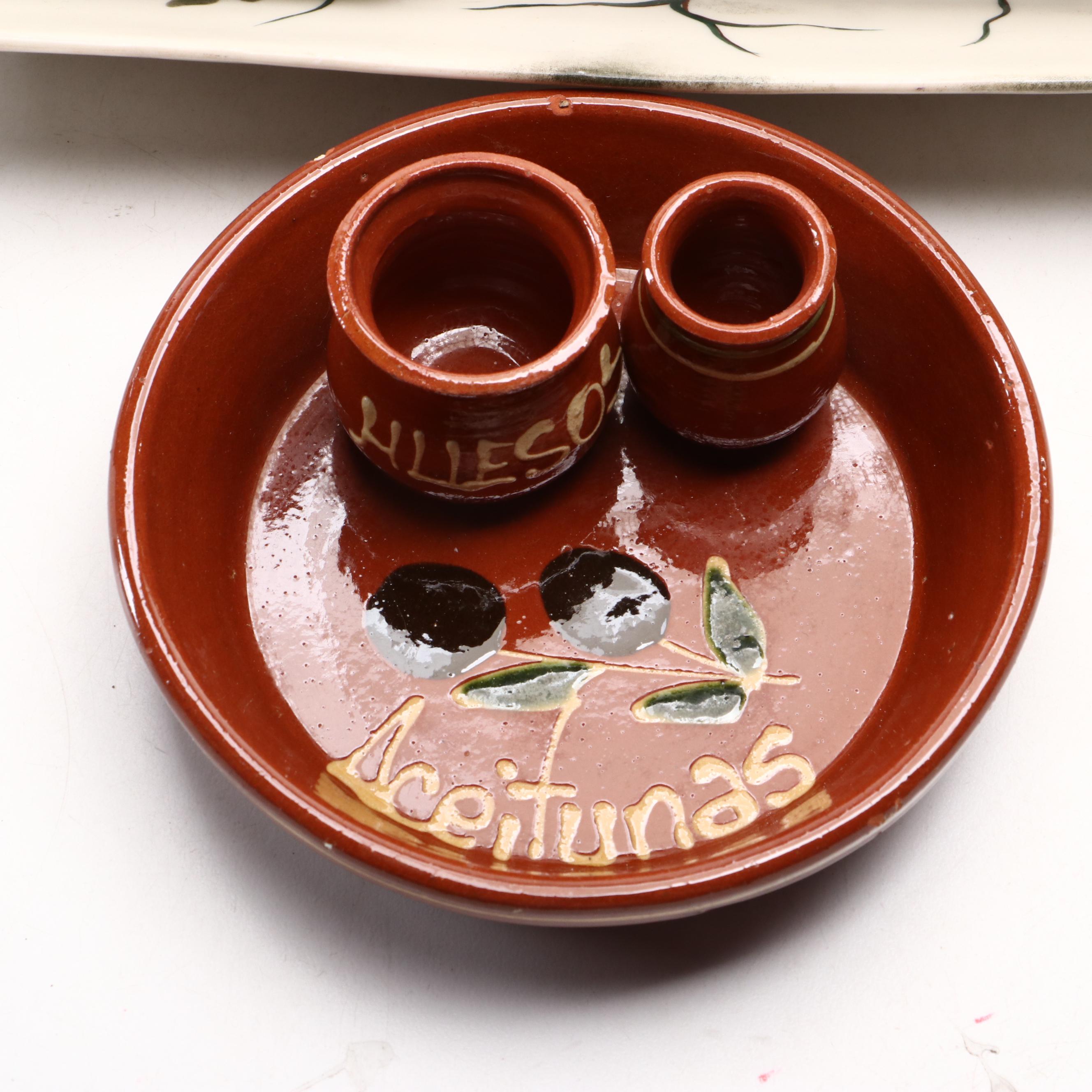 Erdmann Schlegelmilch Porcelain Dish Set with Other Appetizer Dishes