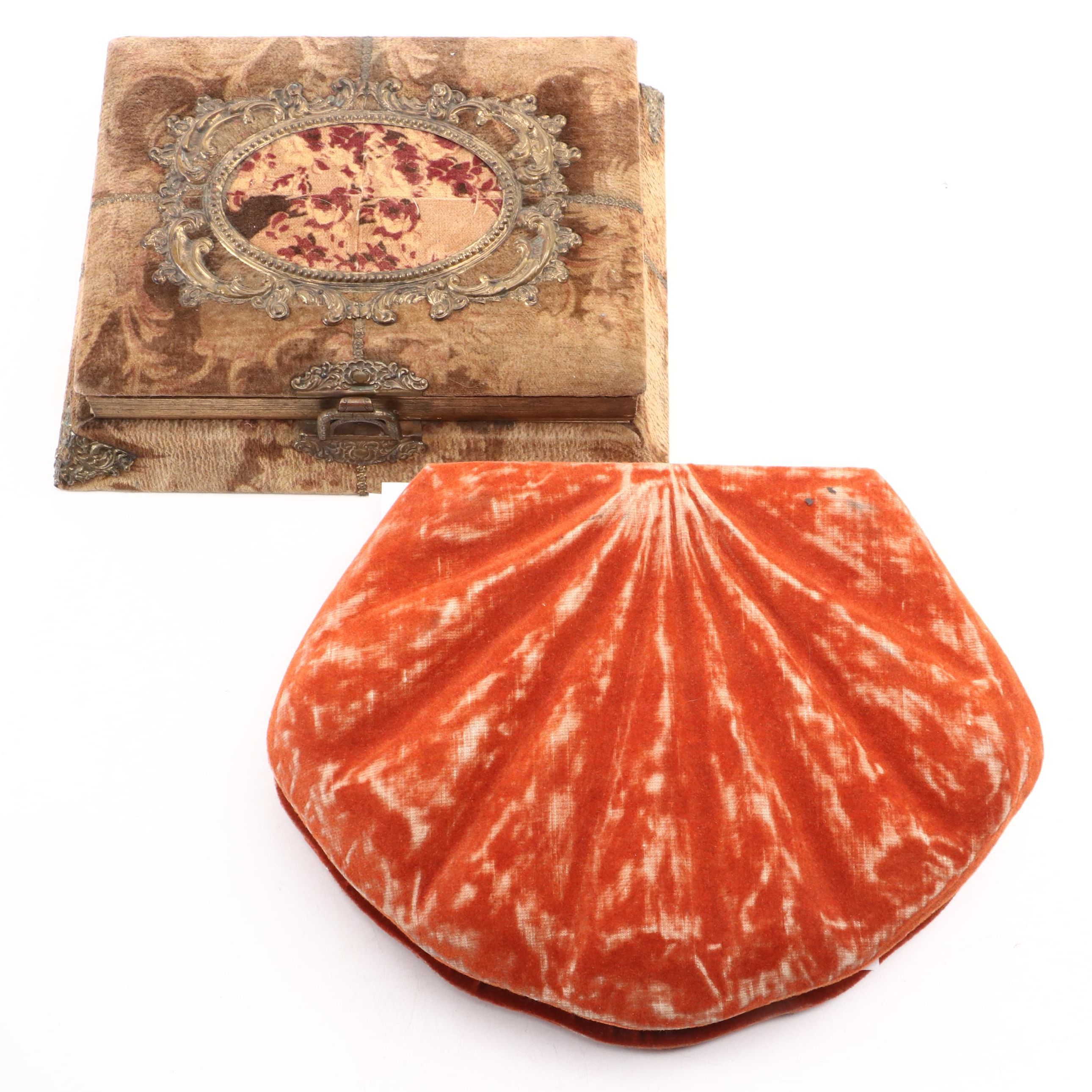 Victorian Musical Photo Album and Other Shell Shaped Album