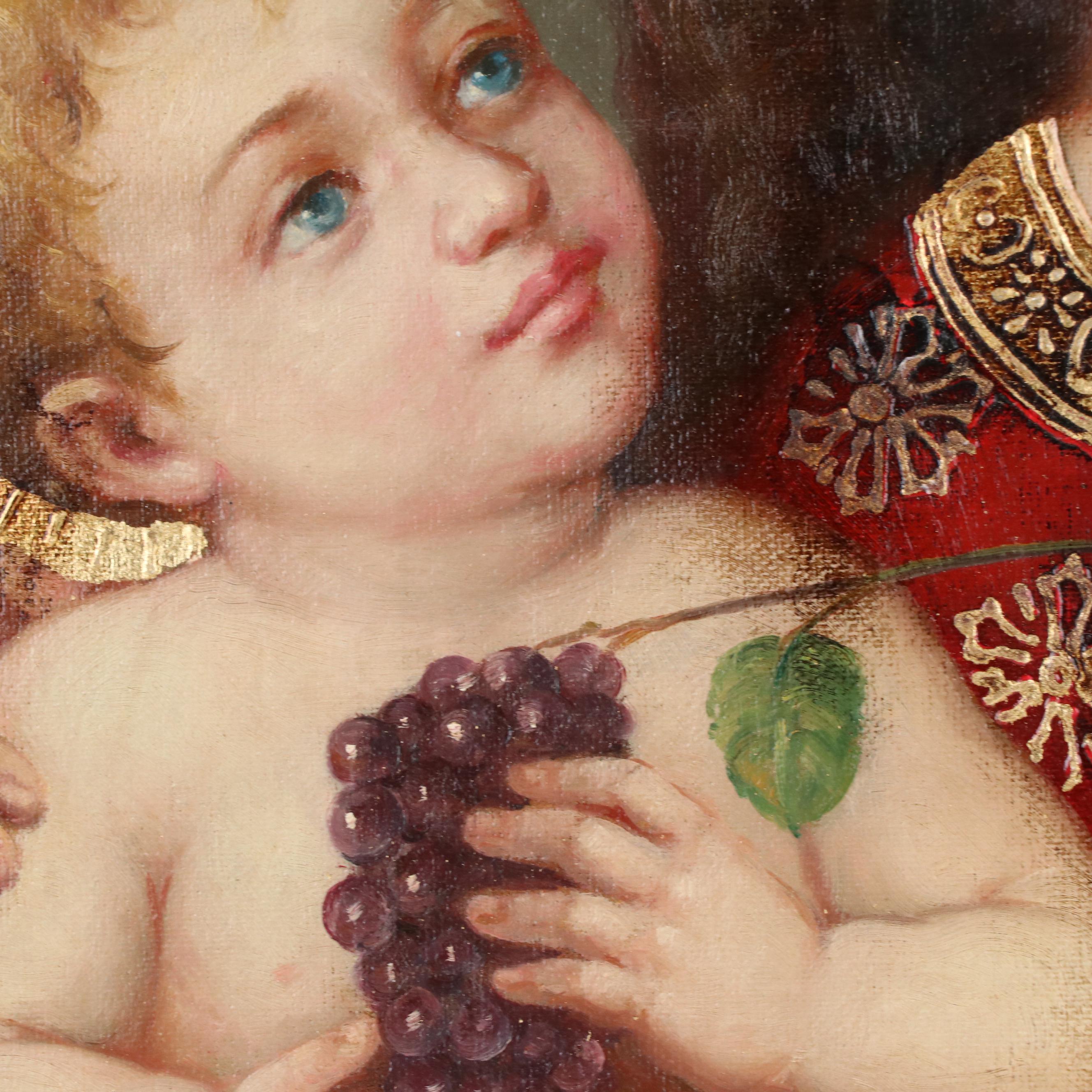 Oil Painting of Madonna and Child, 21st Century