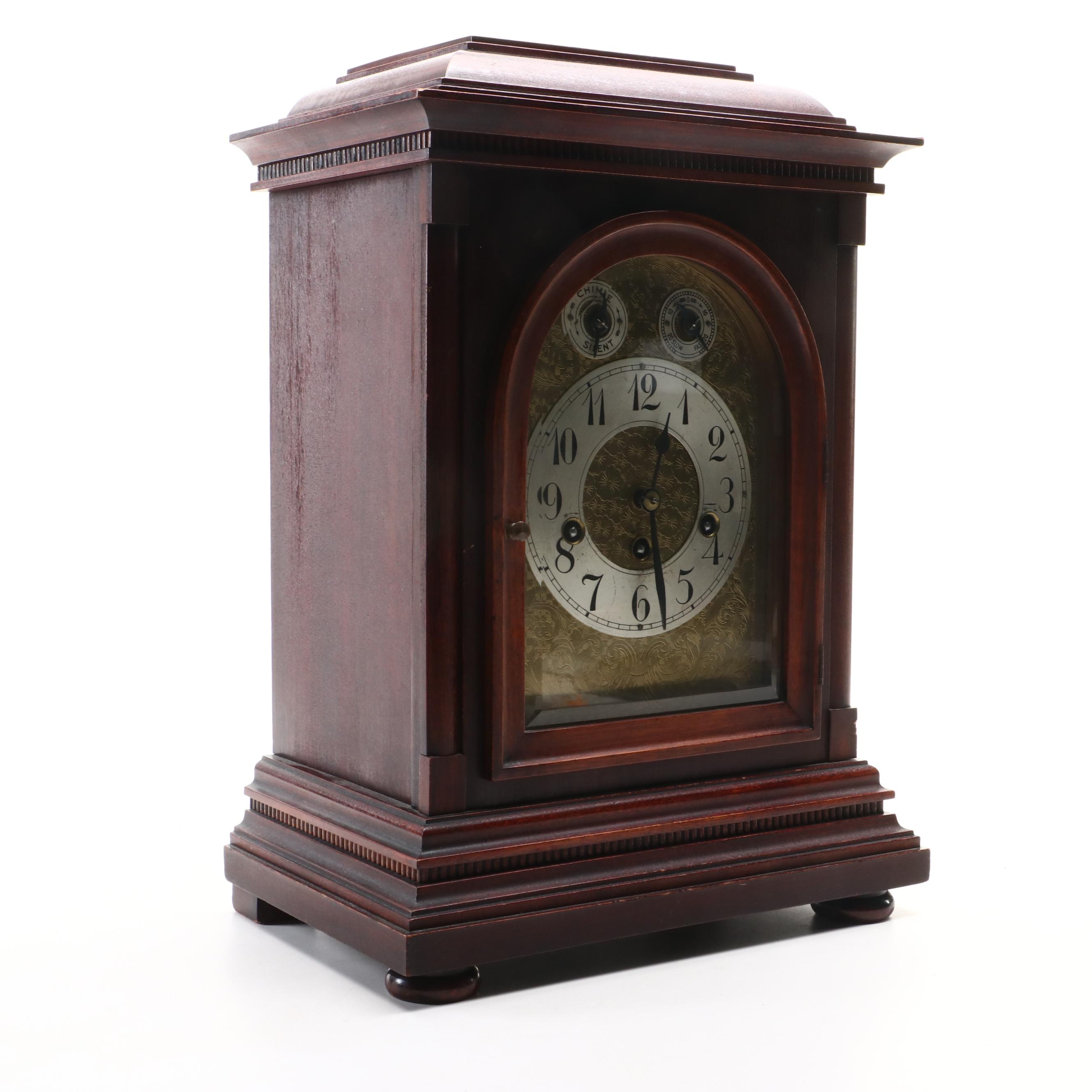 Junghans German Wooden Bracket Clock, Early 20th Century