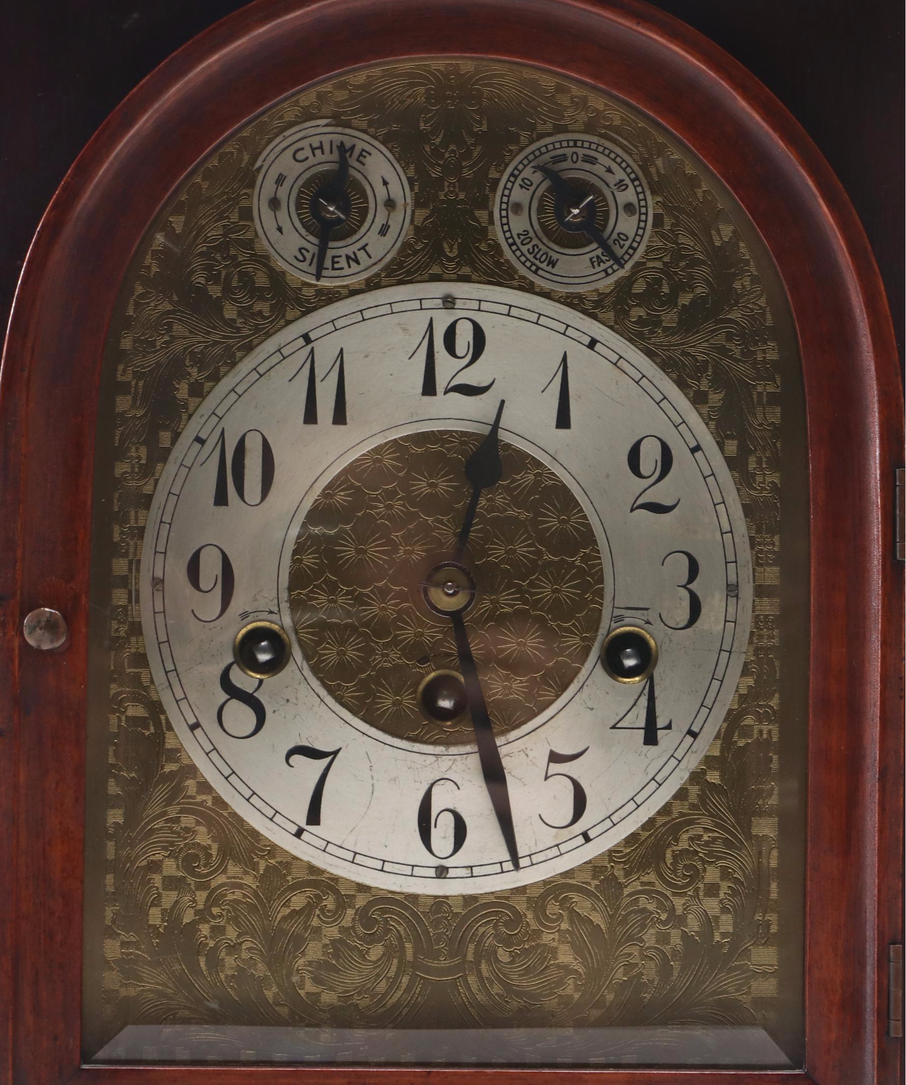 Junghans German Wooden Bracket Clock, Early 20th Century