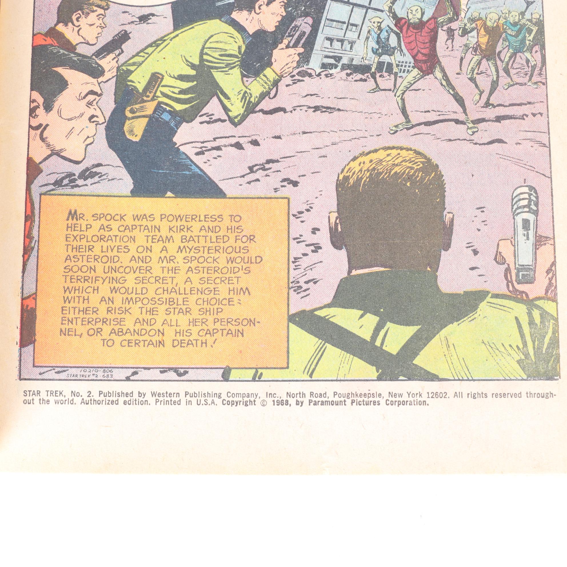 Silver Age Gold Key Comics "Star Trek" Featuring Issues 2, 3 & 4 With More