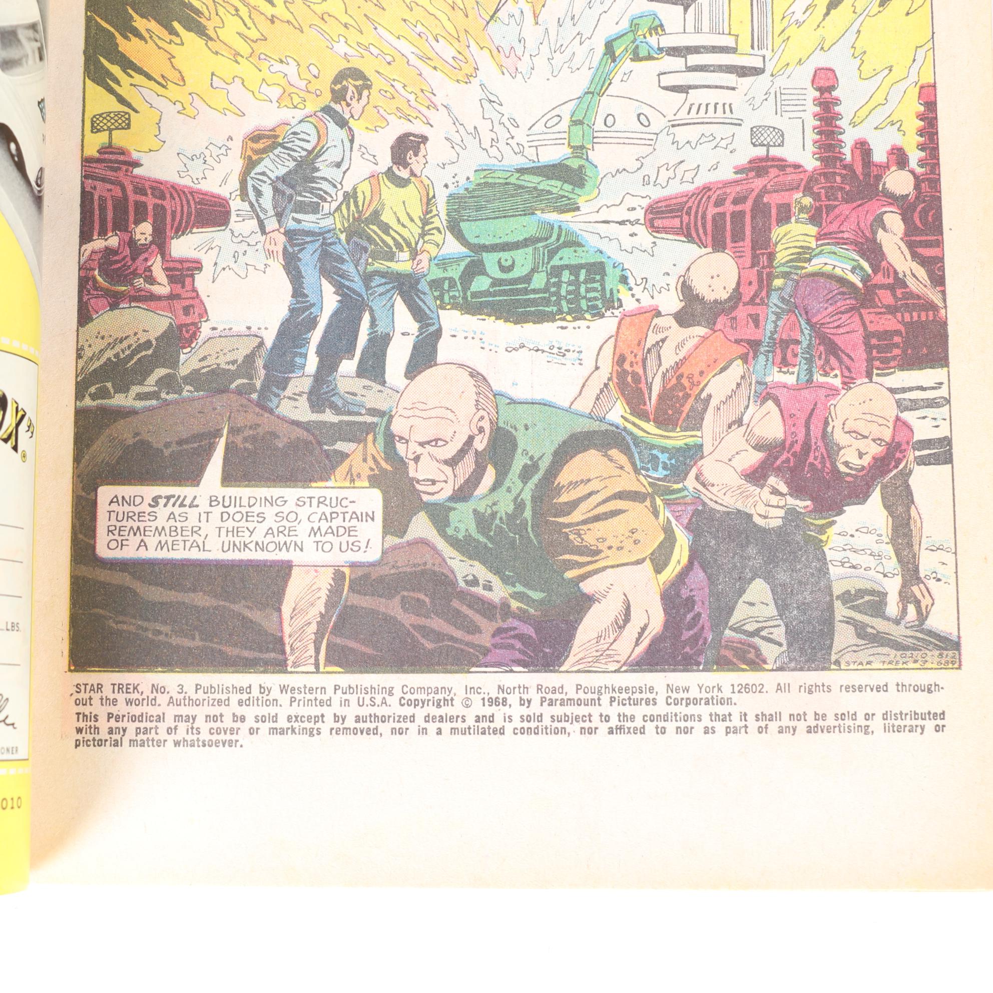 Silver Age Gold Key Comics "Star Trek" Featuring Issues 2, 3 & 4 With More