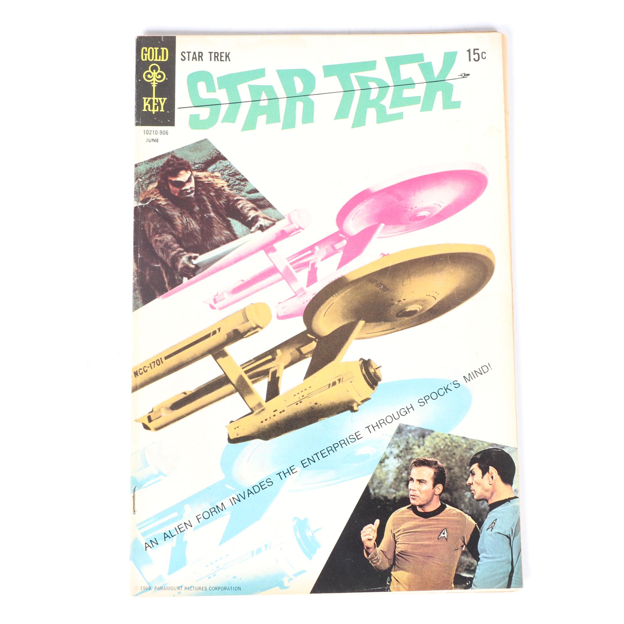 Silver Age Gold Key Comics "Star Trek" Featuring Issues 2, 3 & 4 With More