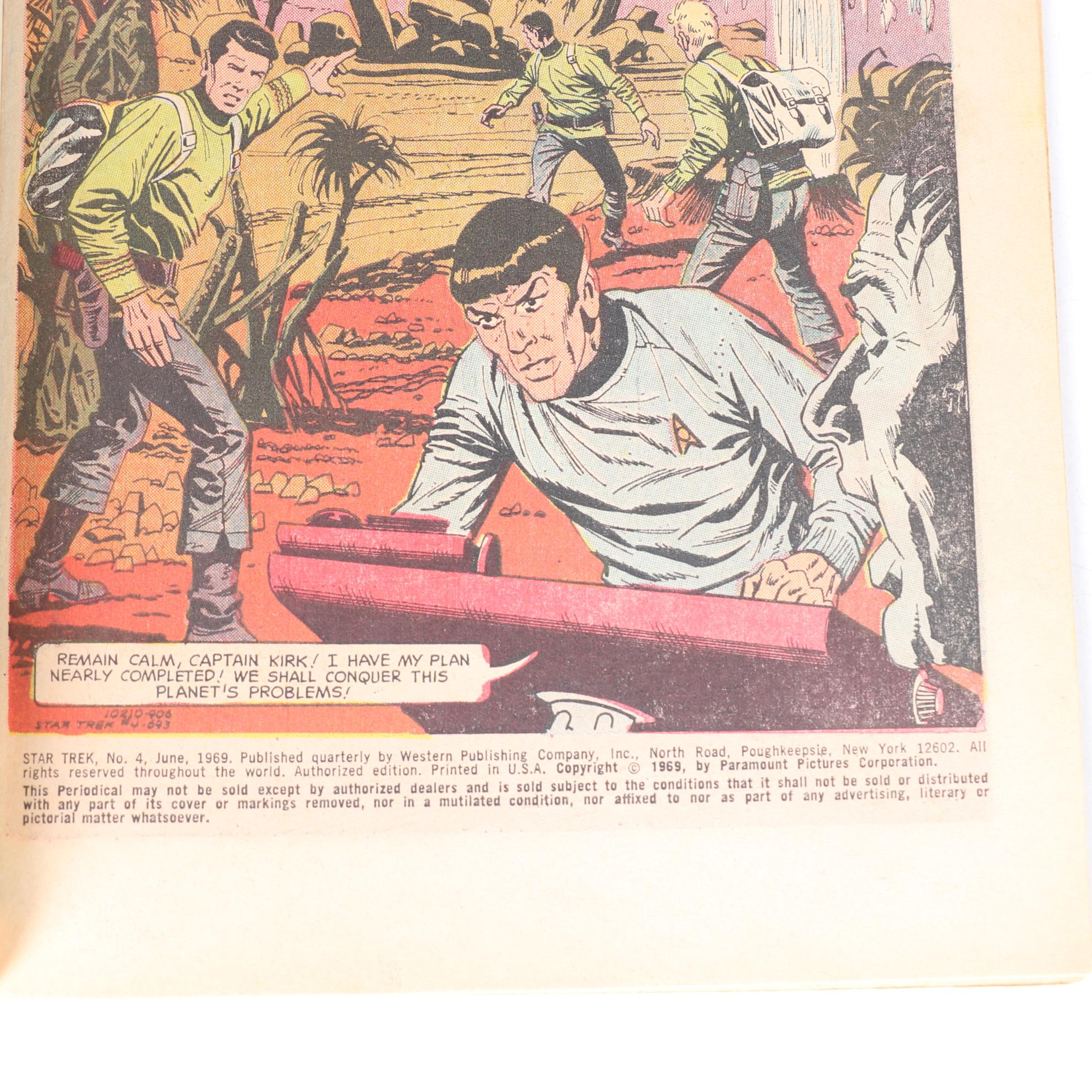 Silver Age Gold Key Comics "Star Trek" Featuring Issues 2, 3 & 4 With More