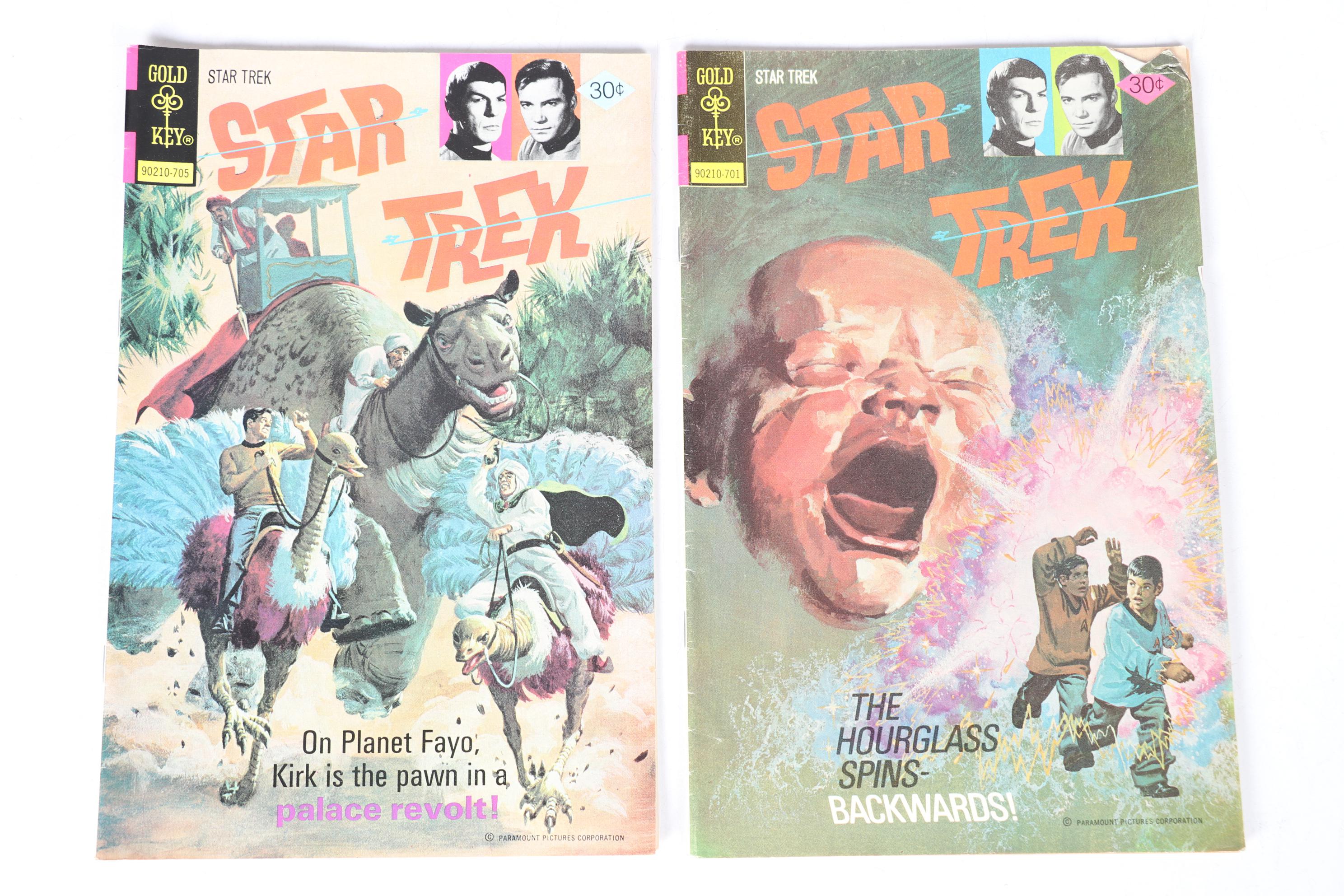 Silver Age Gold Key Comics "Star Trek" Featuring Issues 2, 3 & 4 With More
