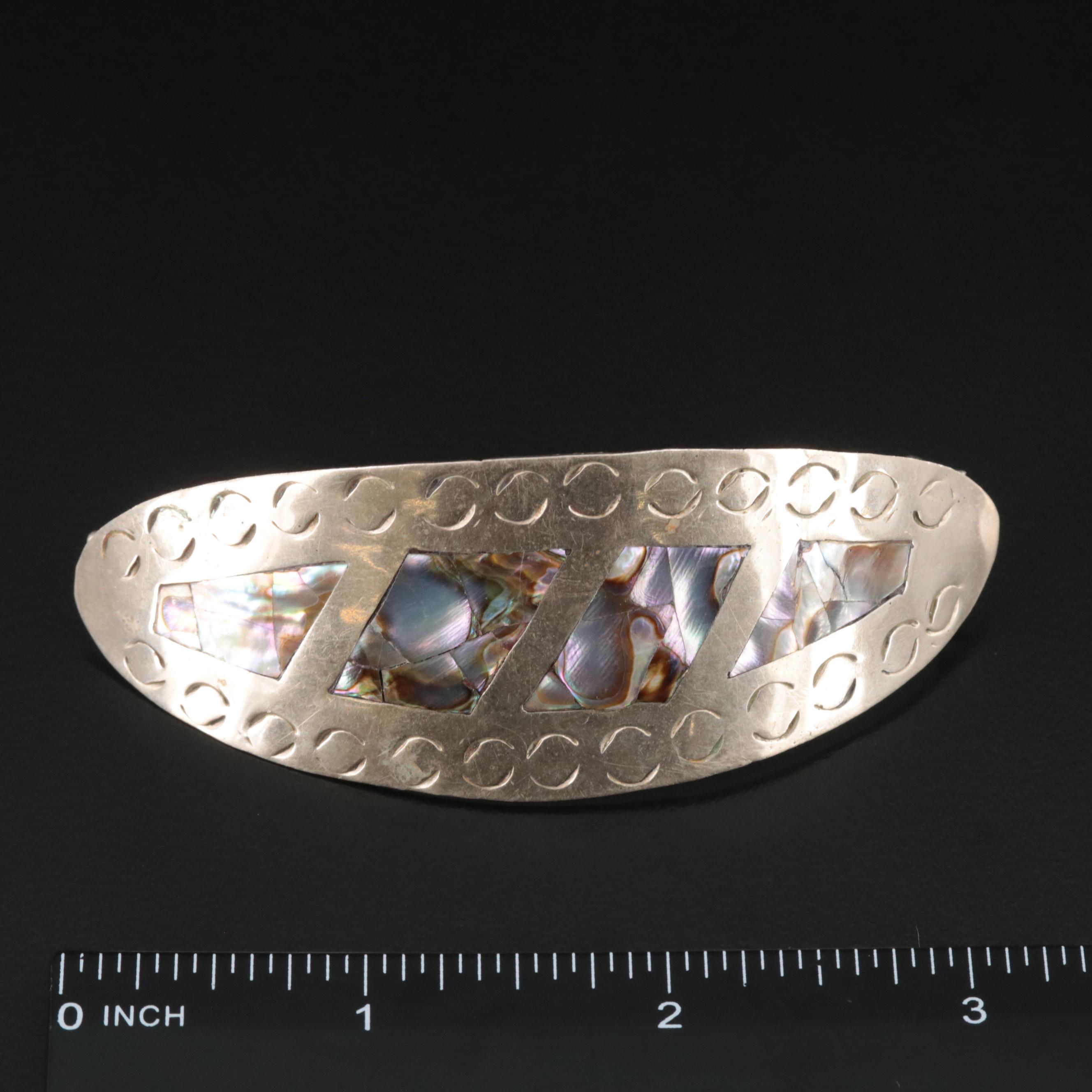 Sterling, Abalone and Eilat Stone Featured in Jewelry Assortment