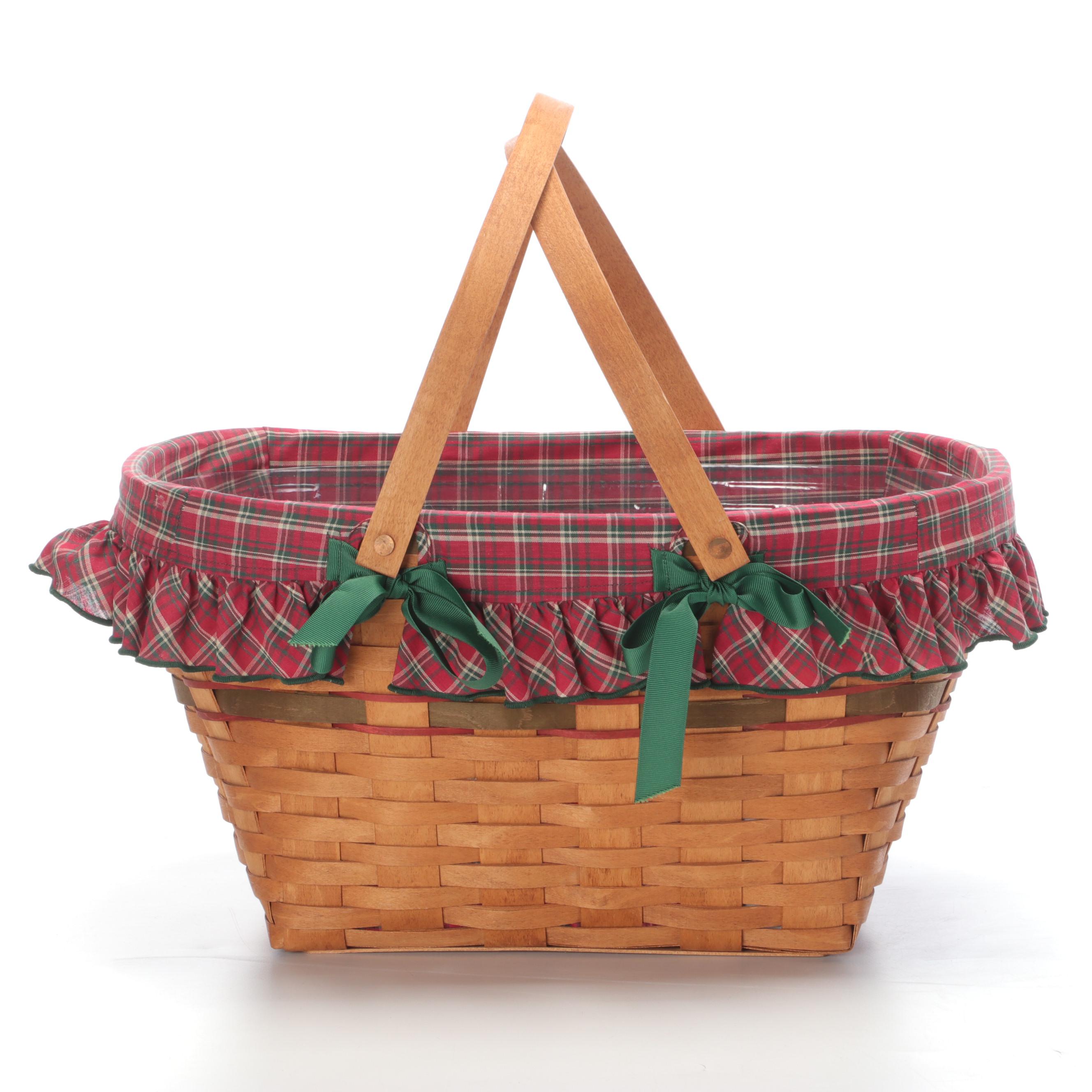 Longaberger Handmade Woven Maple Baskets, 1990s
