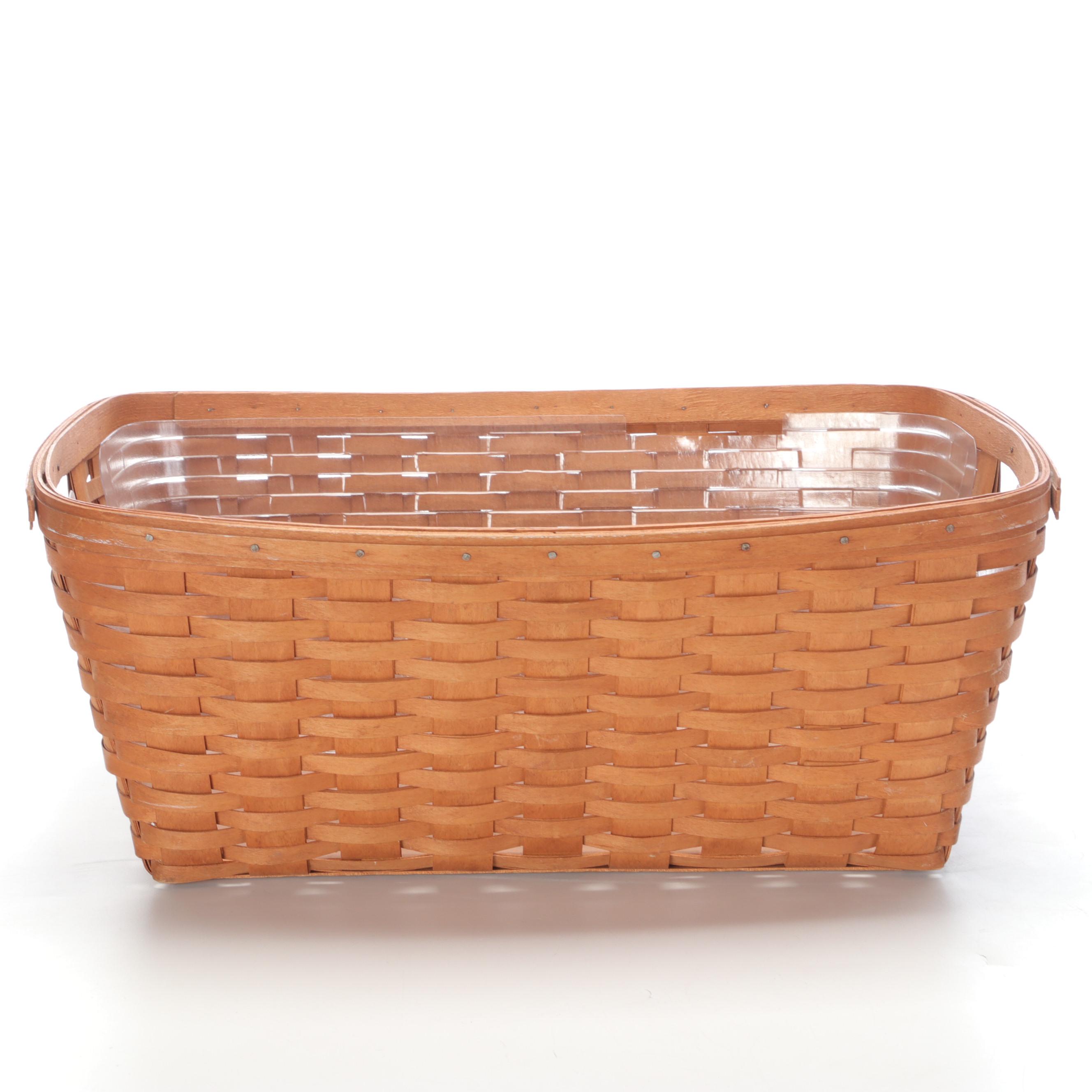 Longaberger Handmade Woven Maple Baskets, 1990s