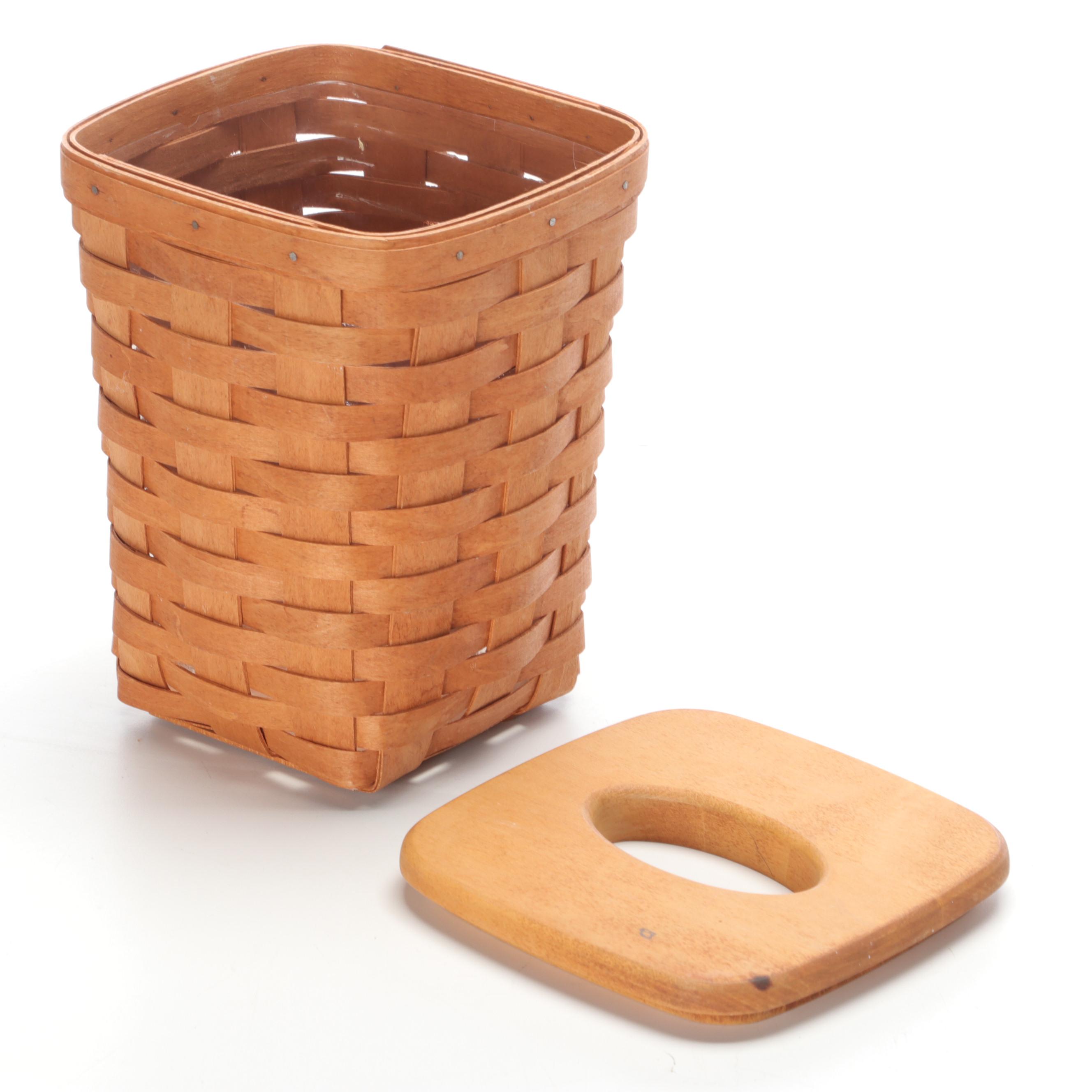 Longaberger Handmade Woven Maple Baskets, 1990s