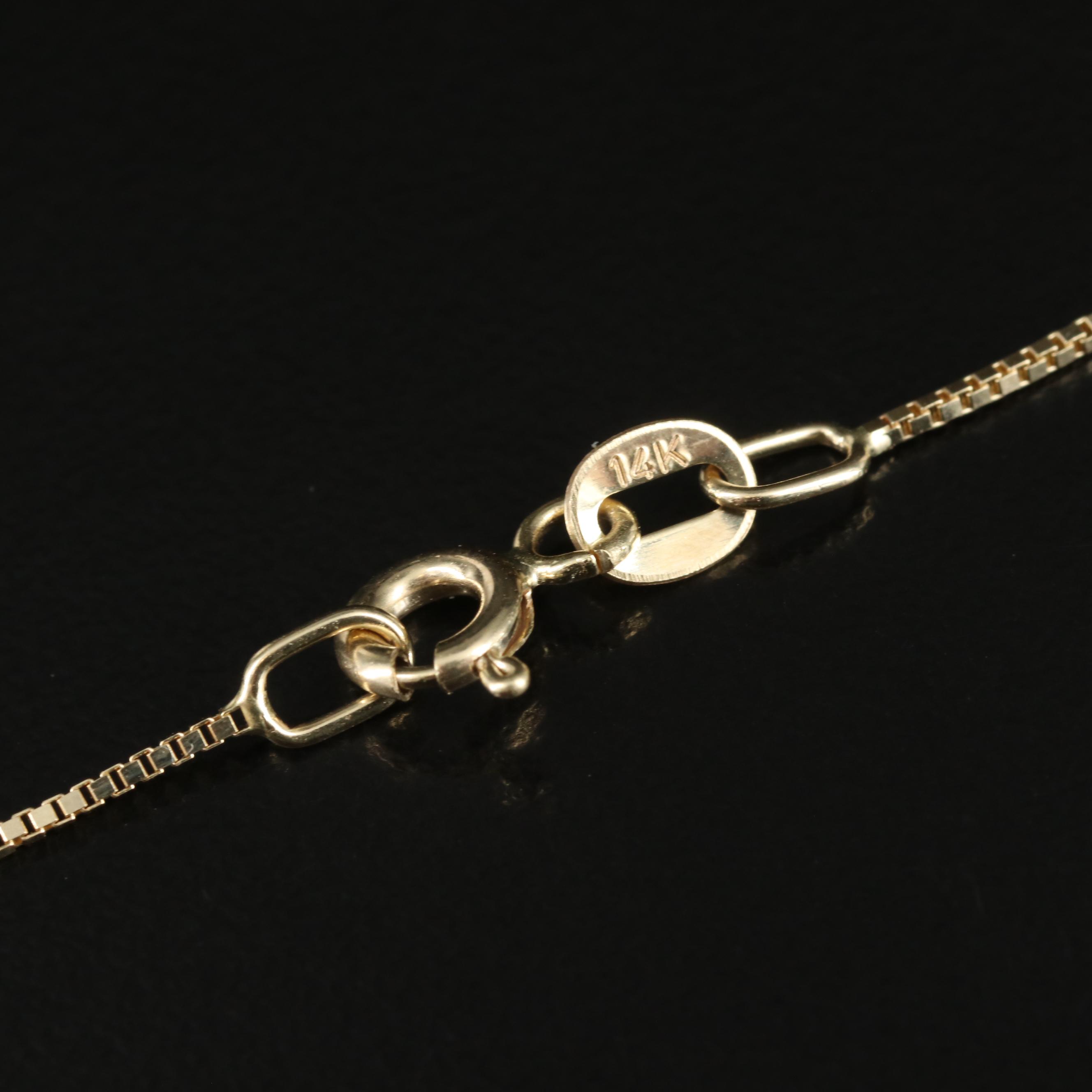 14K Box Chain