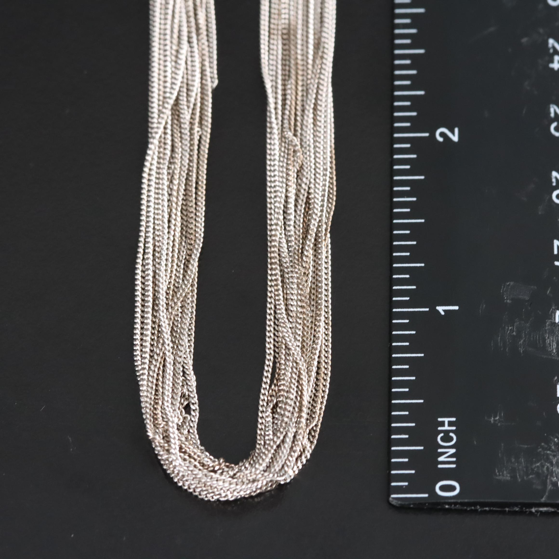 Sterling Multi-Strand Necklace