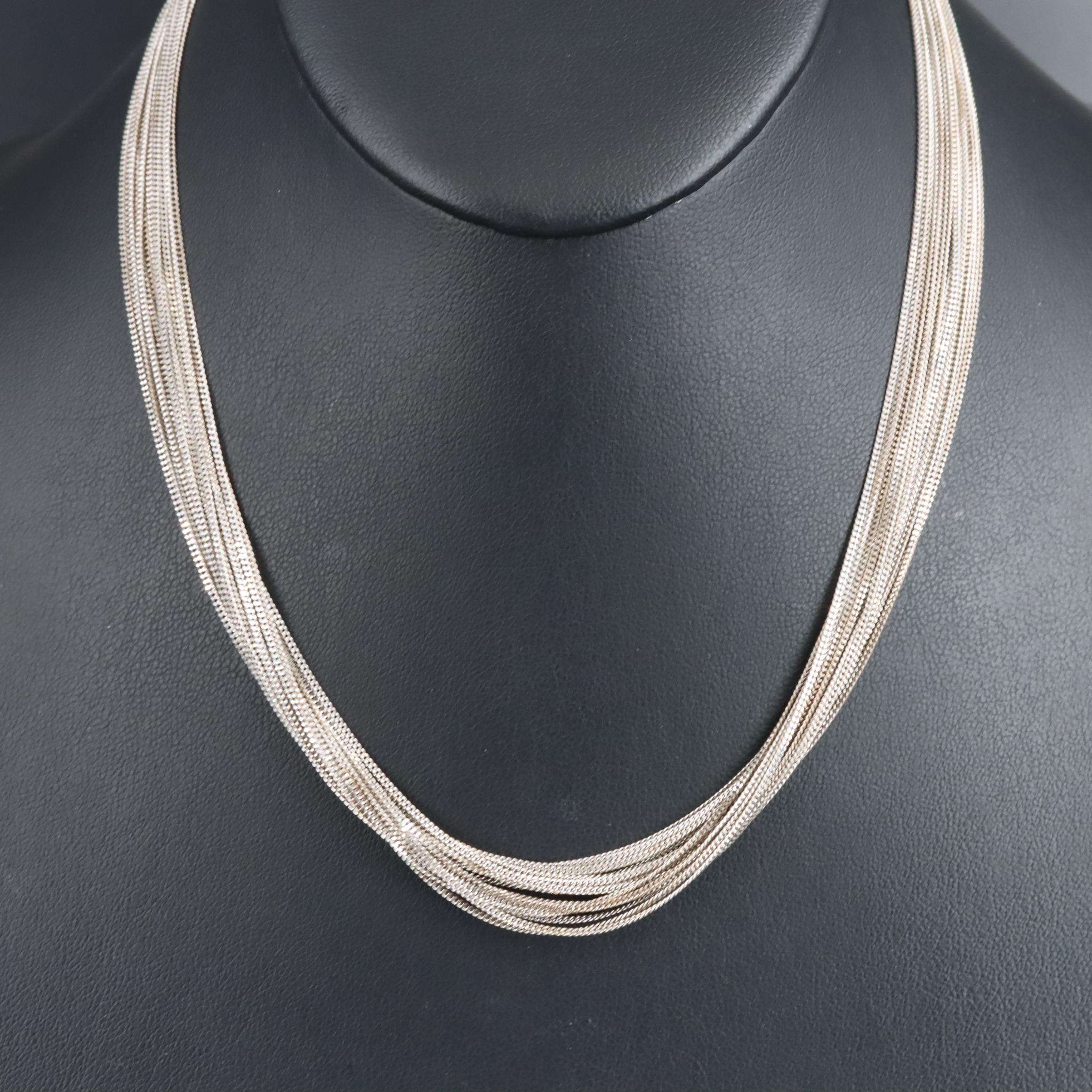 Sterling Multi-Strand Necklace