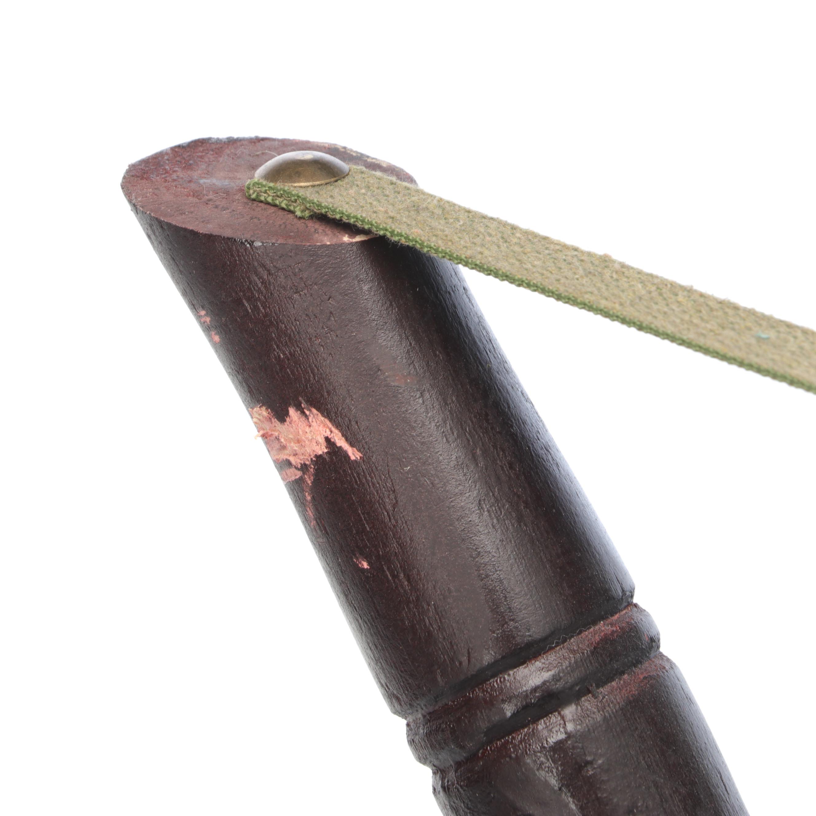 Z Gallarie Faux Leather and Finished Wood  Butler Tray