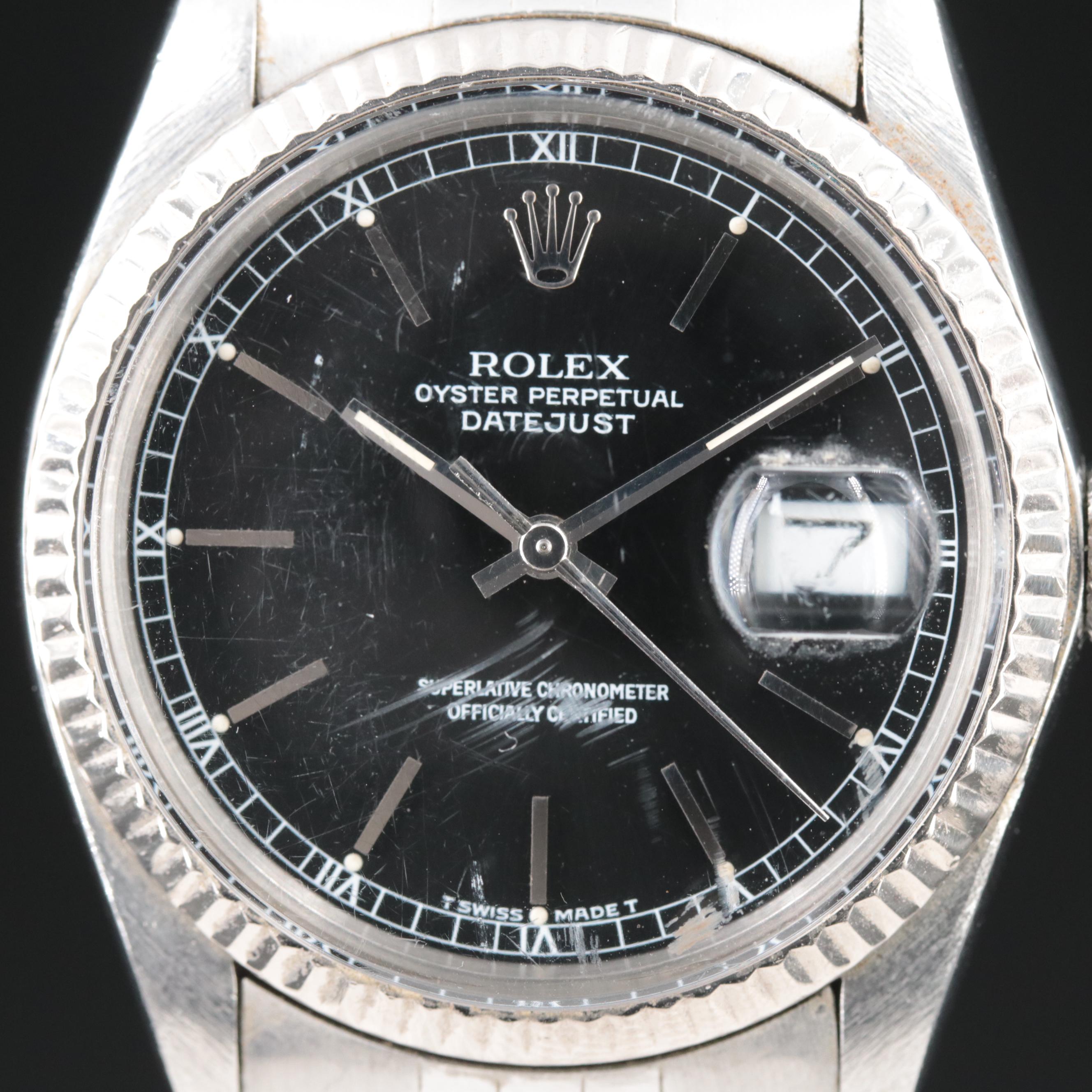 1985 Rolex Oyster Perpetual Datejust Watch