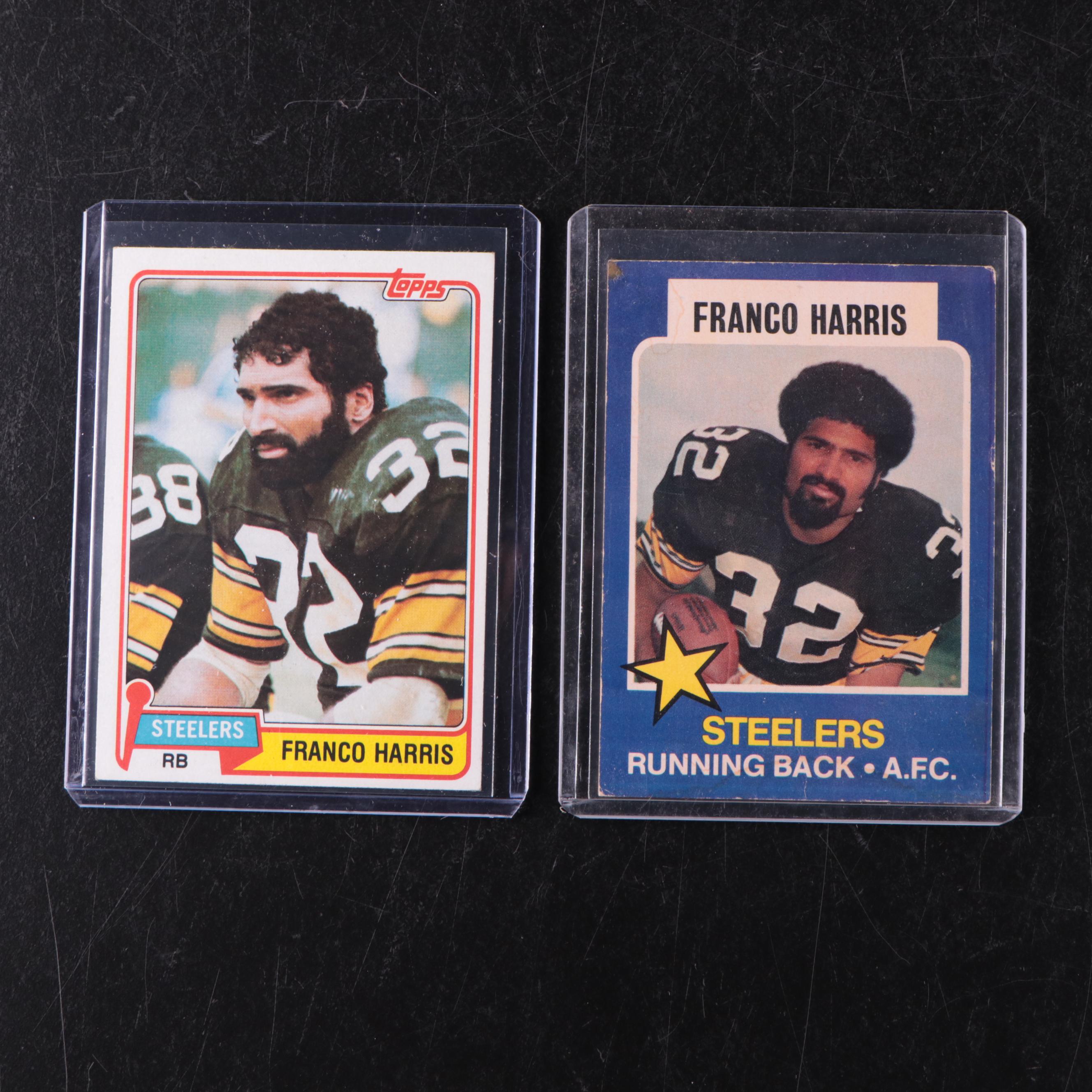 Topps Football Cards Featuring Johnny Unitas, Bob Griese, and More, 1950s–1980s