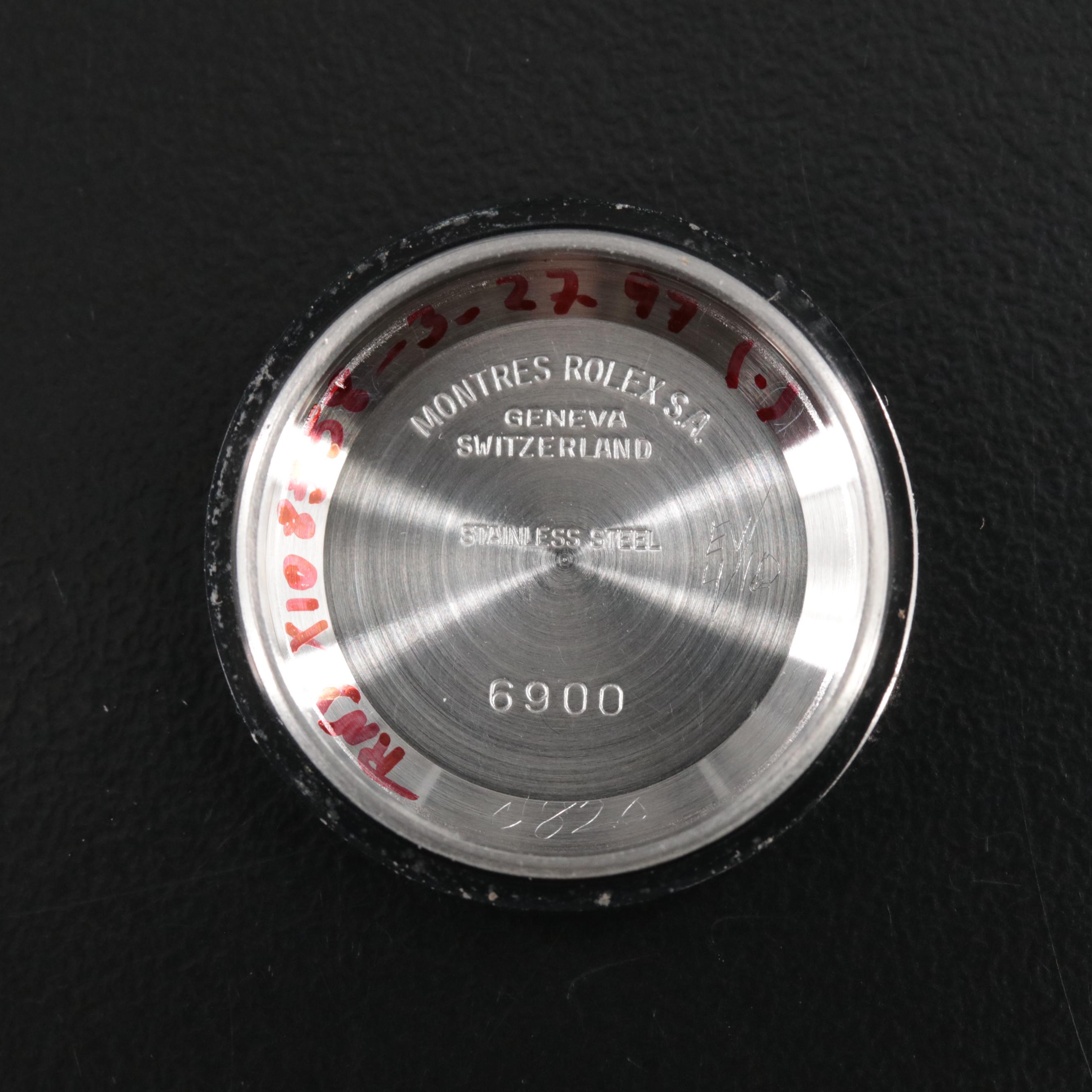 1981 Rolex Oyster Perpetual Black Dial Datejust Watch