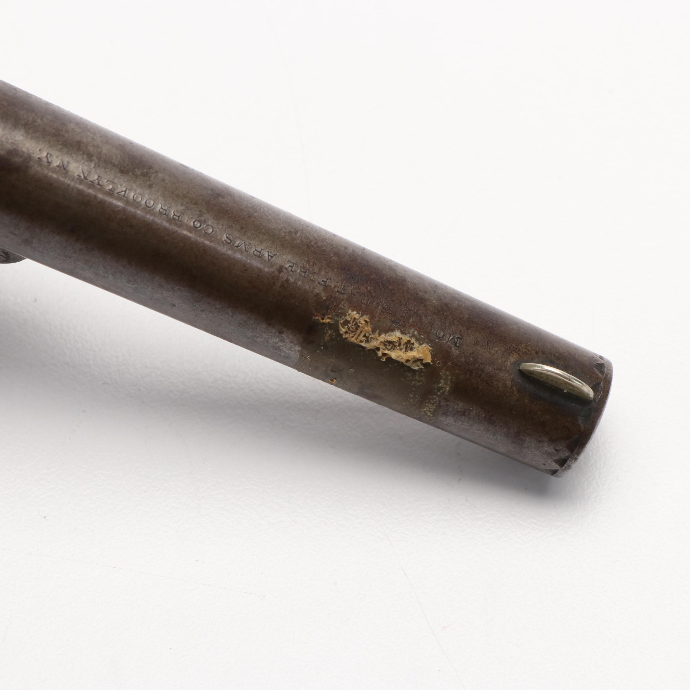 Antique D. Williamson Spur Trigger Revolver with Presentation Case