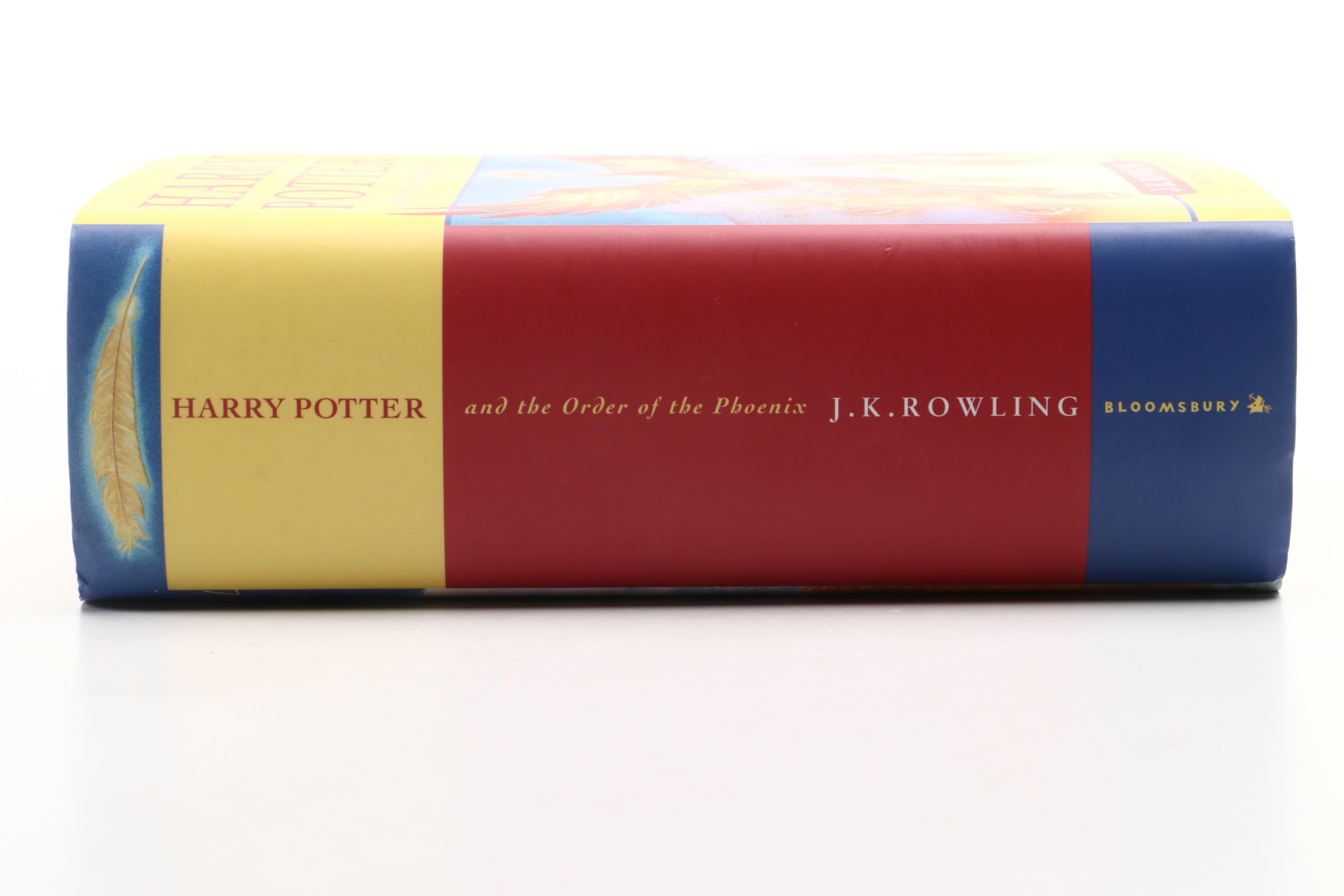 First UK Edition "Harry Potter and the Order of the Phoenix" by J. K. Rowling
