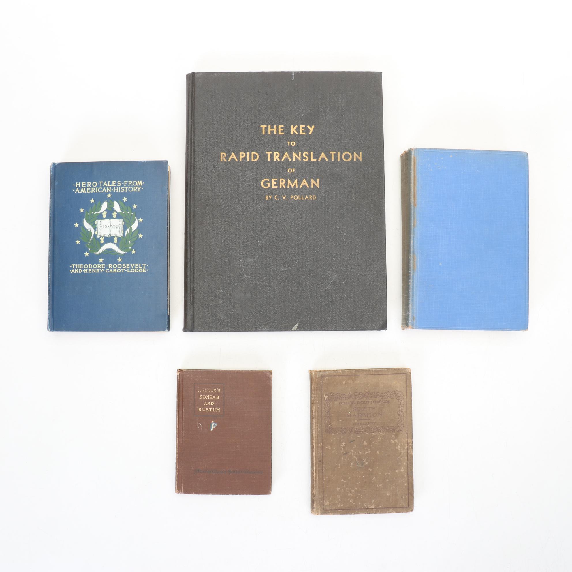 "The Key to Rapid Translation of German" by Cecil V. Pollard and More Books