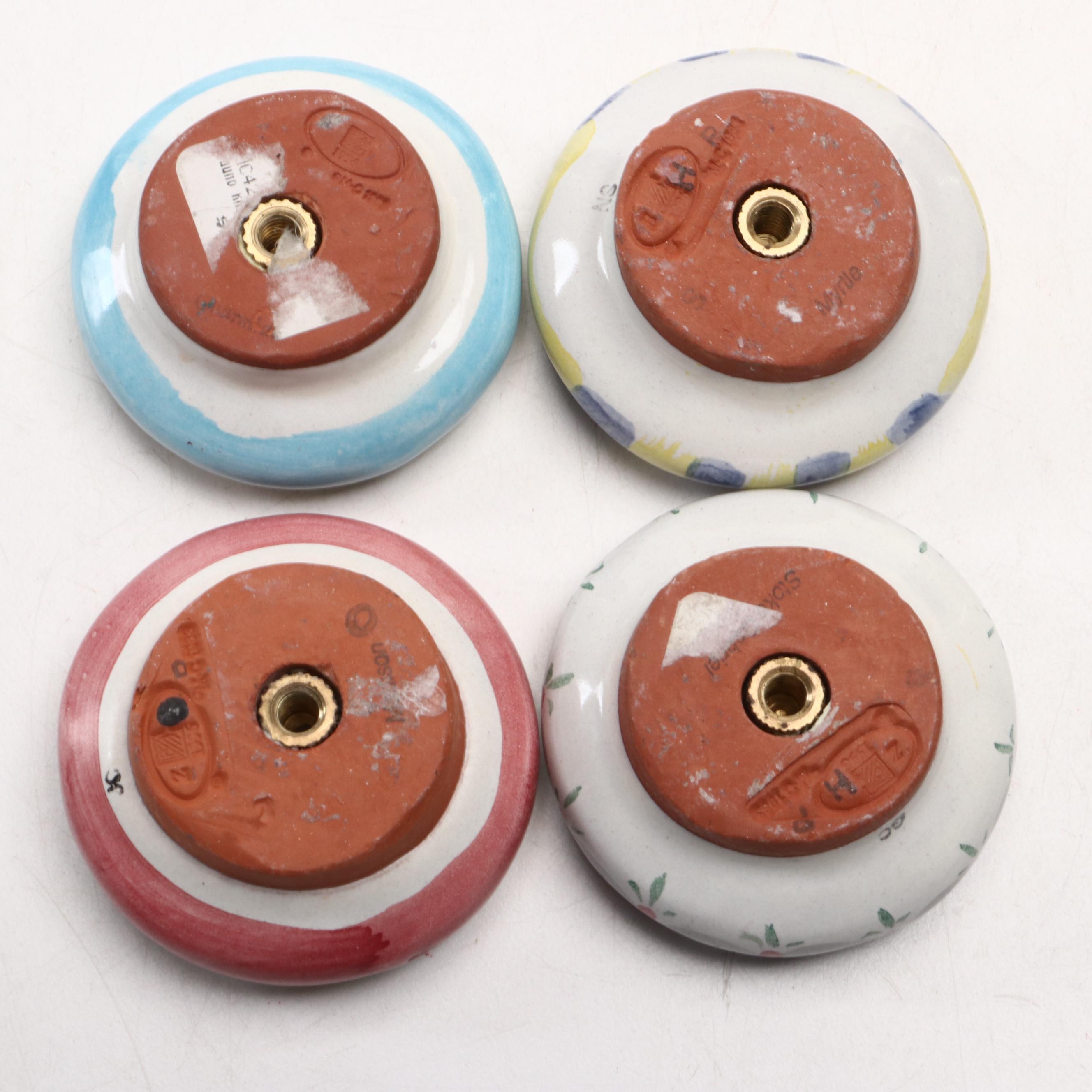 MacKenzie-Childs Hand-Painted Figural Fish and More Ceramic Cabinet Knobs