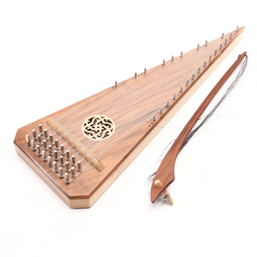 Song of The Wood Bowed Psaltery with Horse Hair Bow, Circa 1996