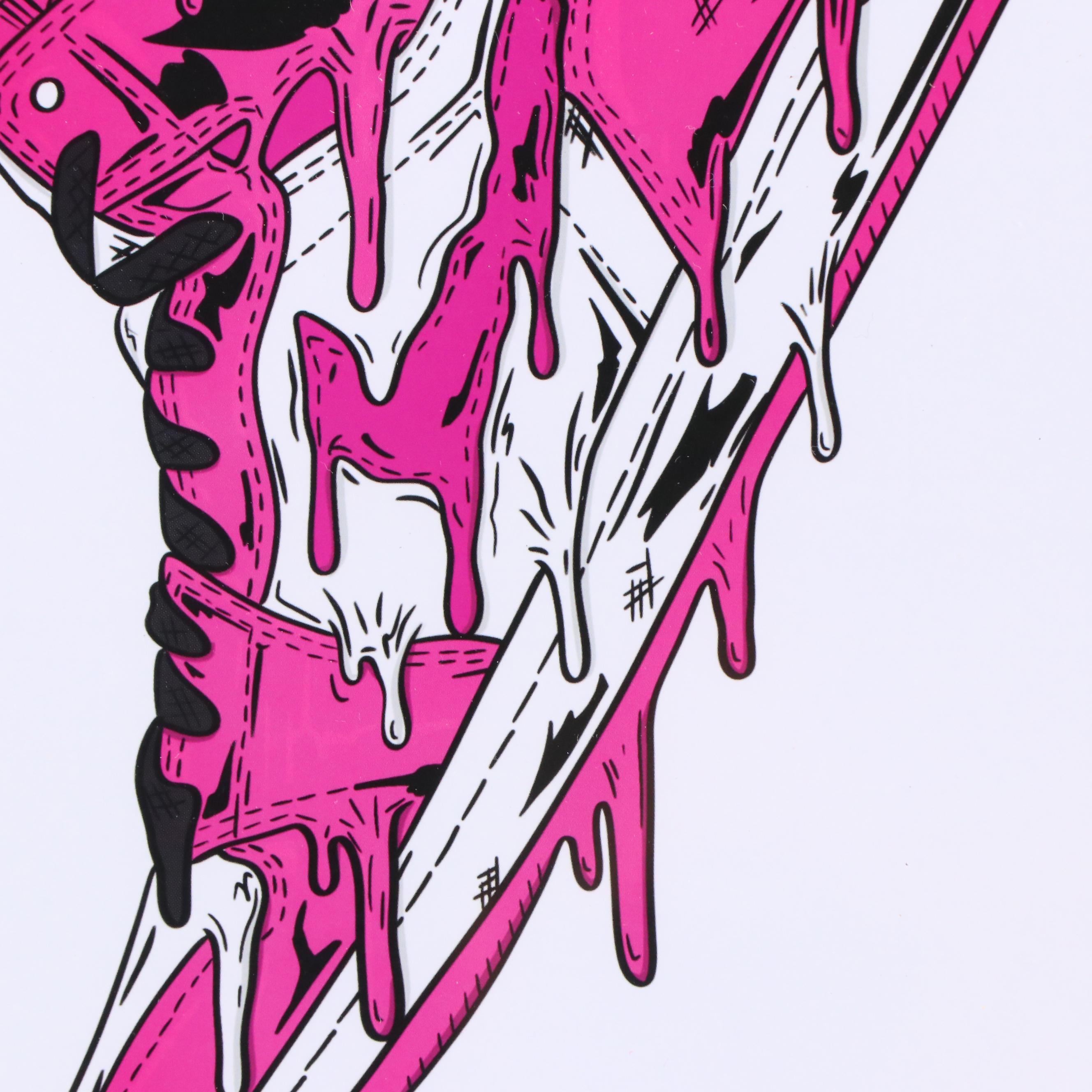 Pop Art Offset Lithographs of Melting Nike Air Jordans